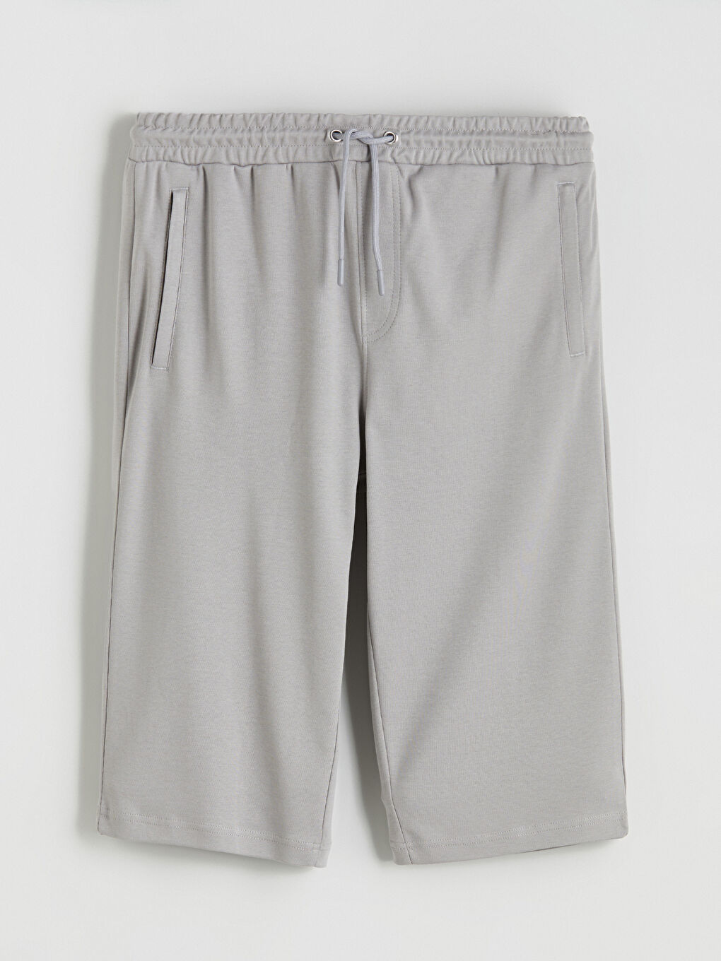 Gri Standart Kalıp Erkek Şort-4