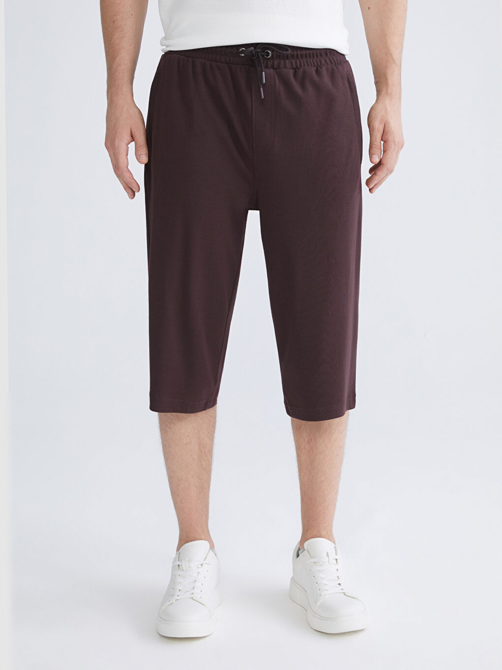 Mürdüm Standart Kalıp Erkek Şort-1