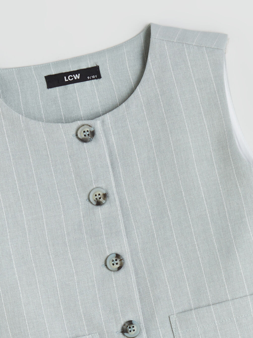 Yeşil Kız Çocuk Klasik Yelek-1