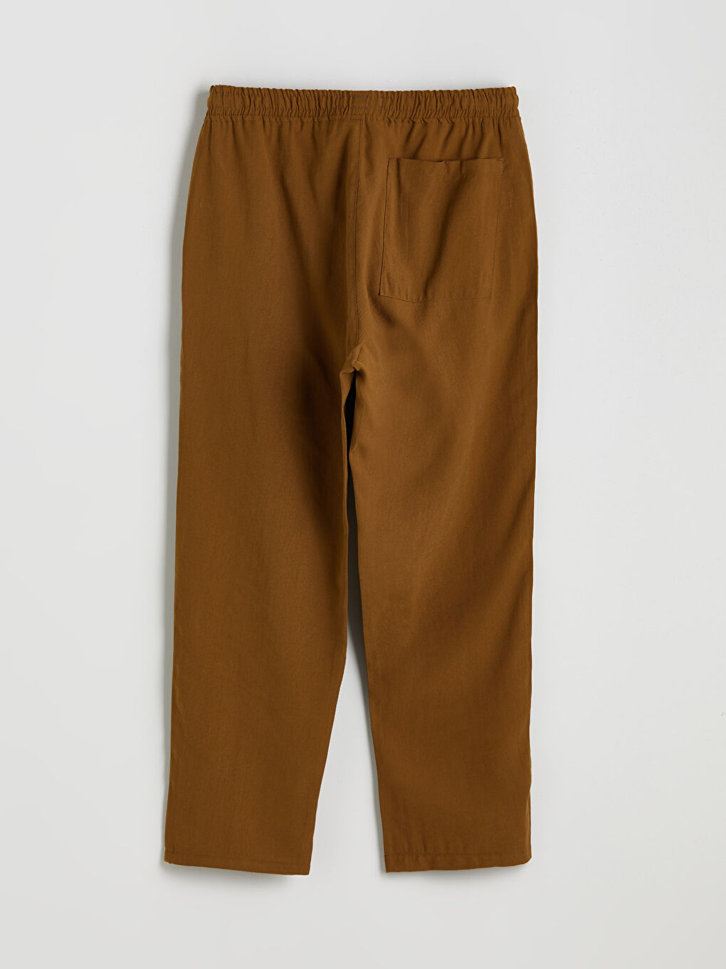 Relaxed Fit Twill Men's Trousers-5