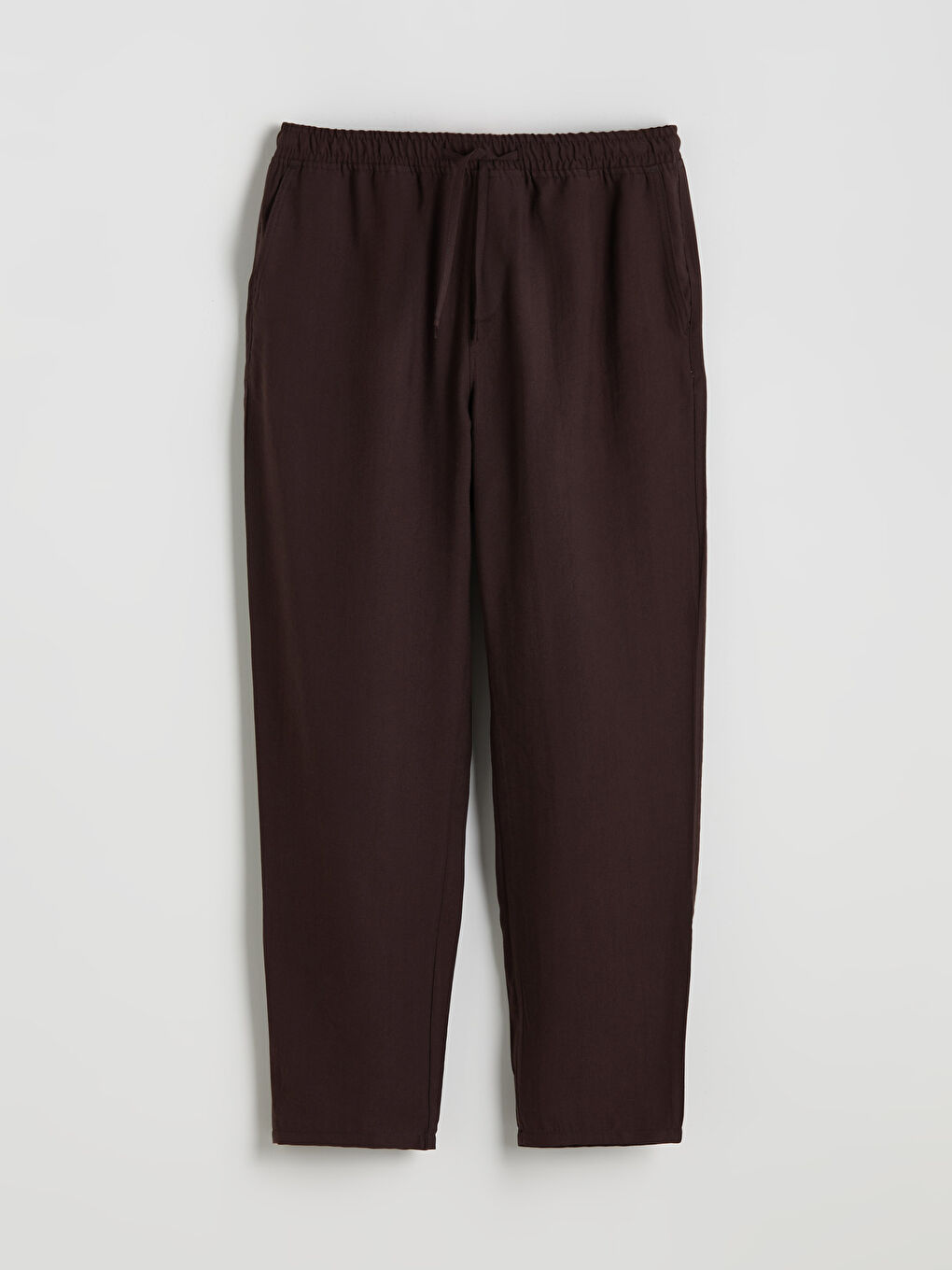 Relaxed Fit Twill Men's Trousers-4