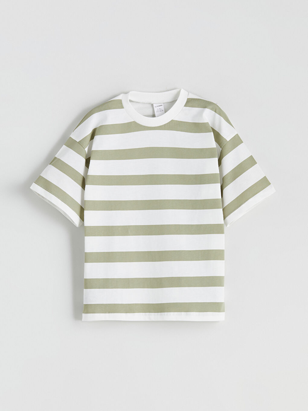 LCW Kids Crew Neck Striped Boys' T-Shirt 2 Pack -S5SB26Z1-LQX