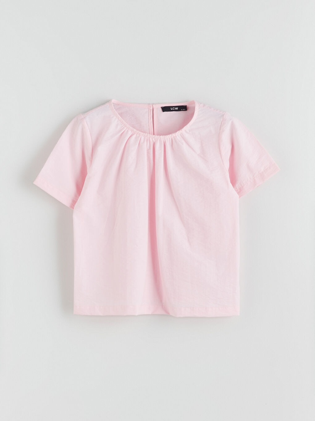 LCW Kids Crew Neck Girls' Blouse -S5SB29Z4-UYS