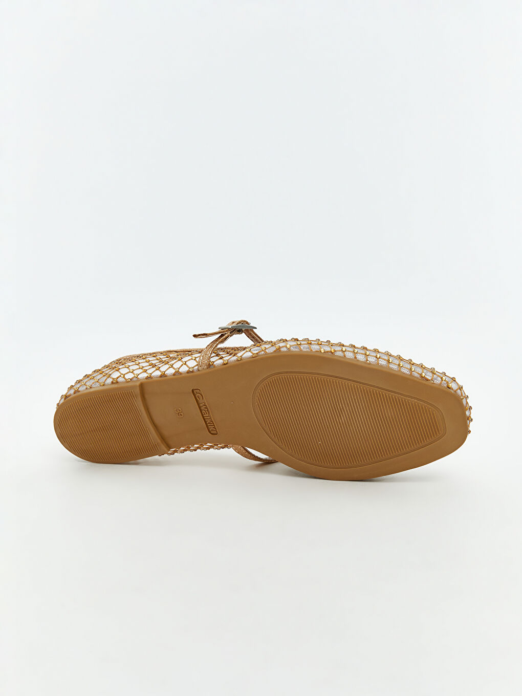 Bej File Detaylı Kadın Babet-3