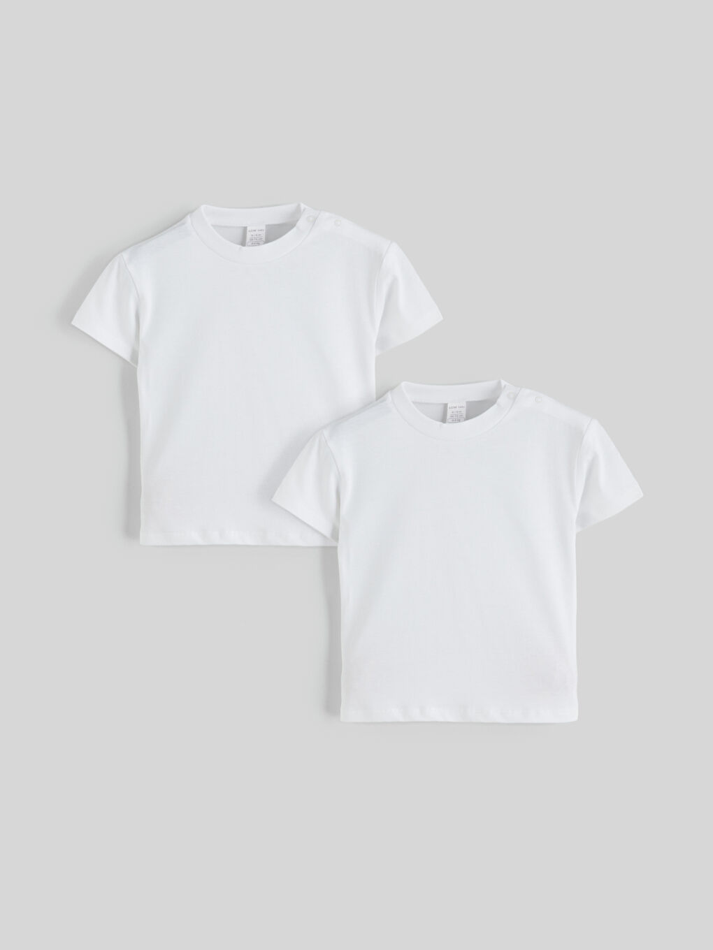 LCW baby Crew Neck Basic Baby Boys T-Shirt 2 Pack -S5SB33Z1-R9J