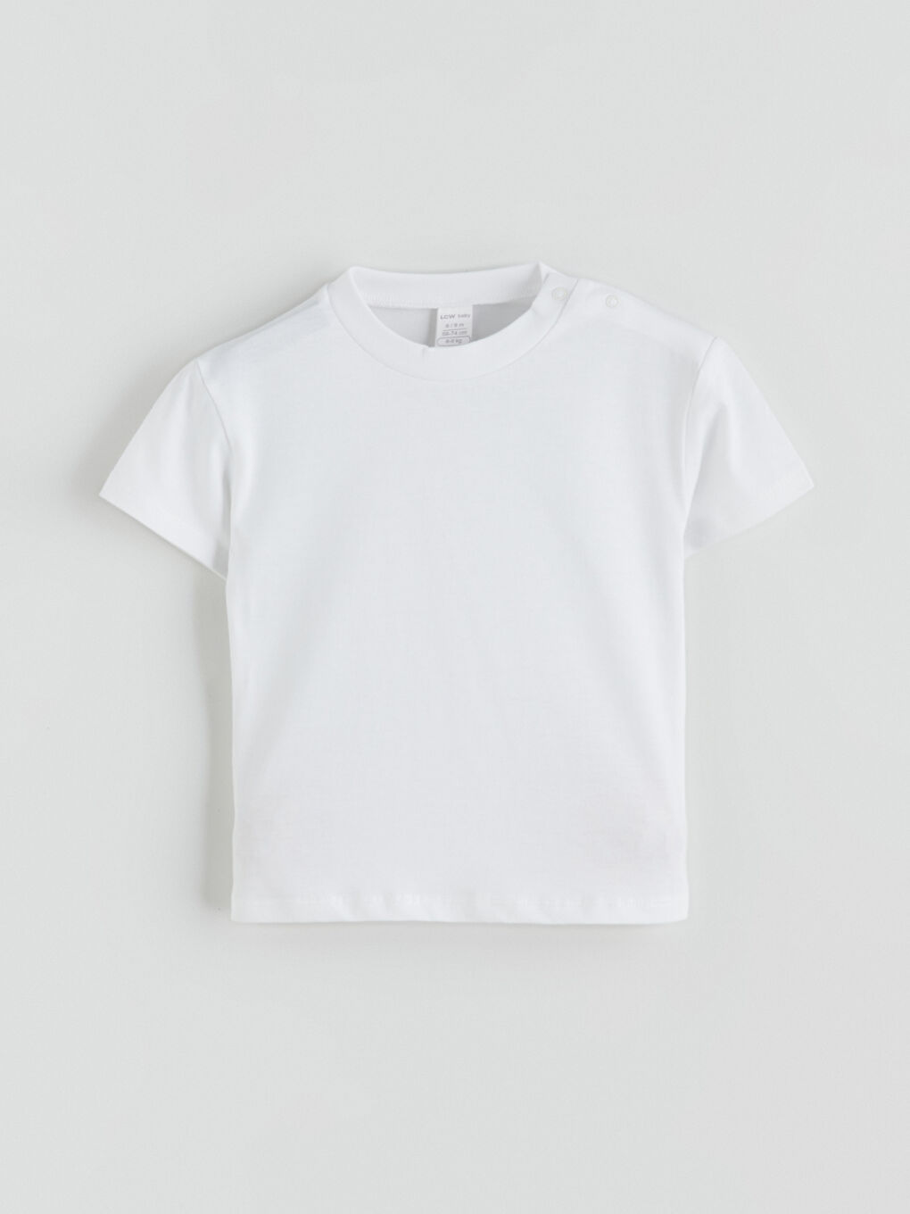 LCW baby Crew Neck Basic Baby Boys T-Shirt 2 Pack -S5SB33Z1-R9J