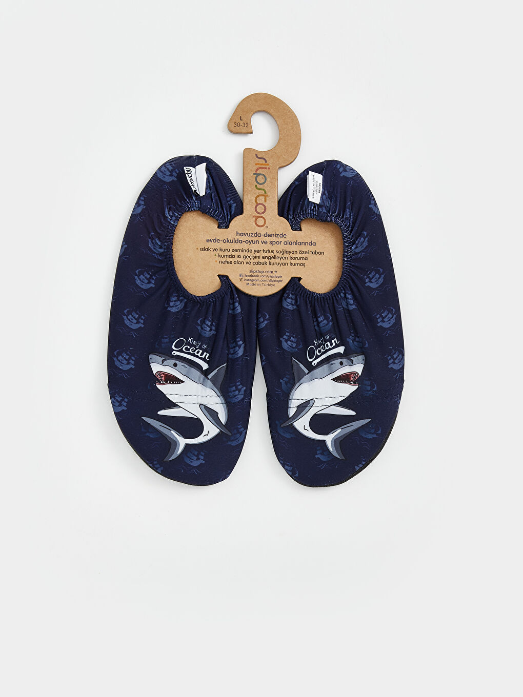 Lacivert Baskılı Erkek Çocuk Deniz Ayakkabısı