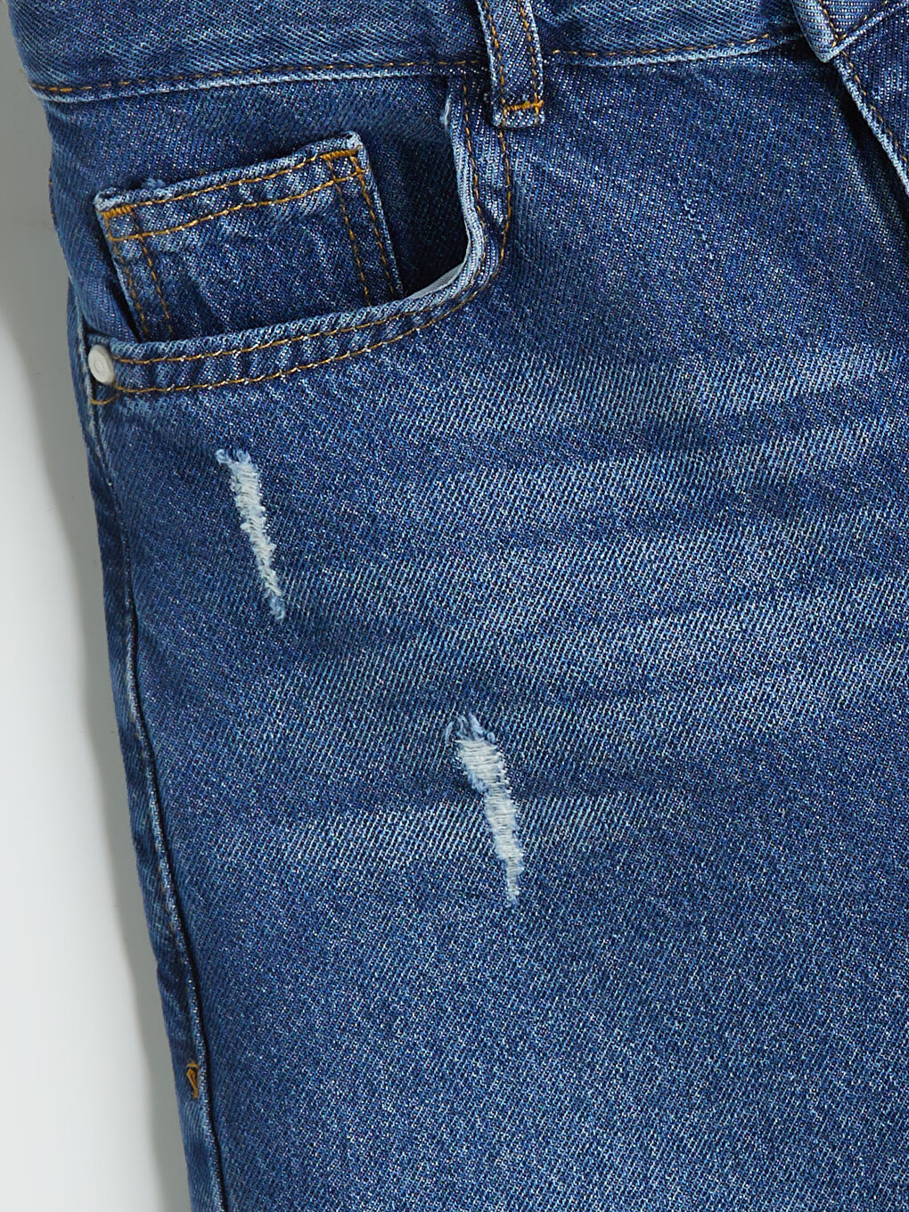 LCW Kids Ripped Detailed Boy Jean Shorts -S5SB40Z4-507