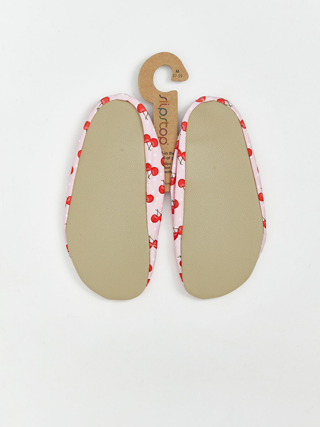 Pembe Kiraz Baskılı Kız Çocuk Deniz Ayakkabısı-1