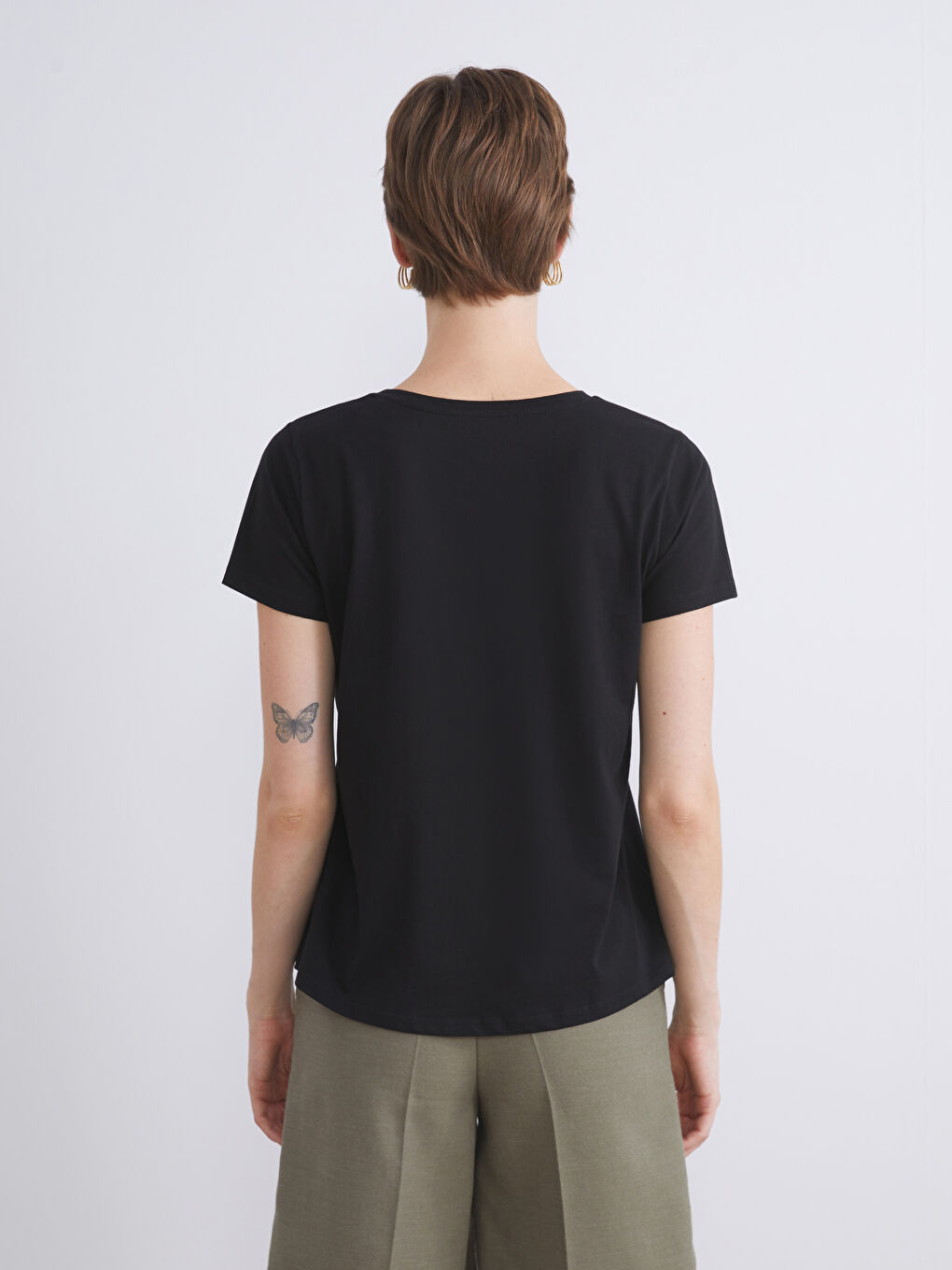 LCWAIKIKI Classic Crew Neck Printed Women's T-Shirt -S5SB76Z8-CVL