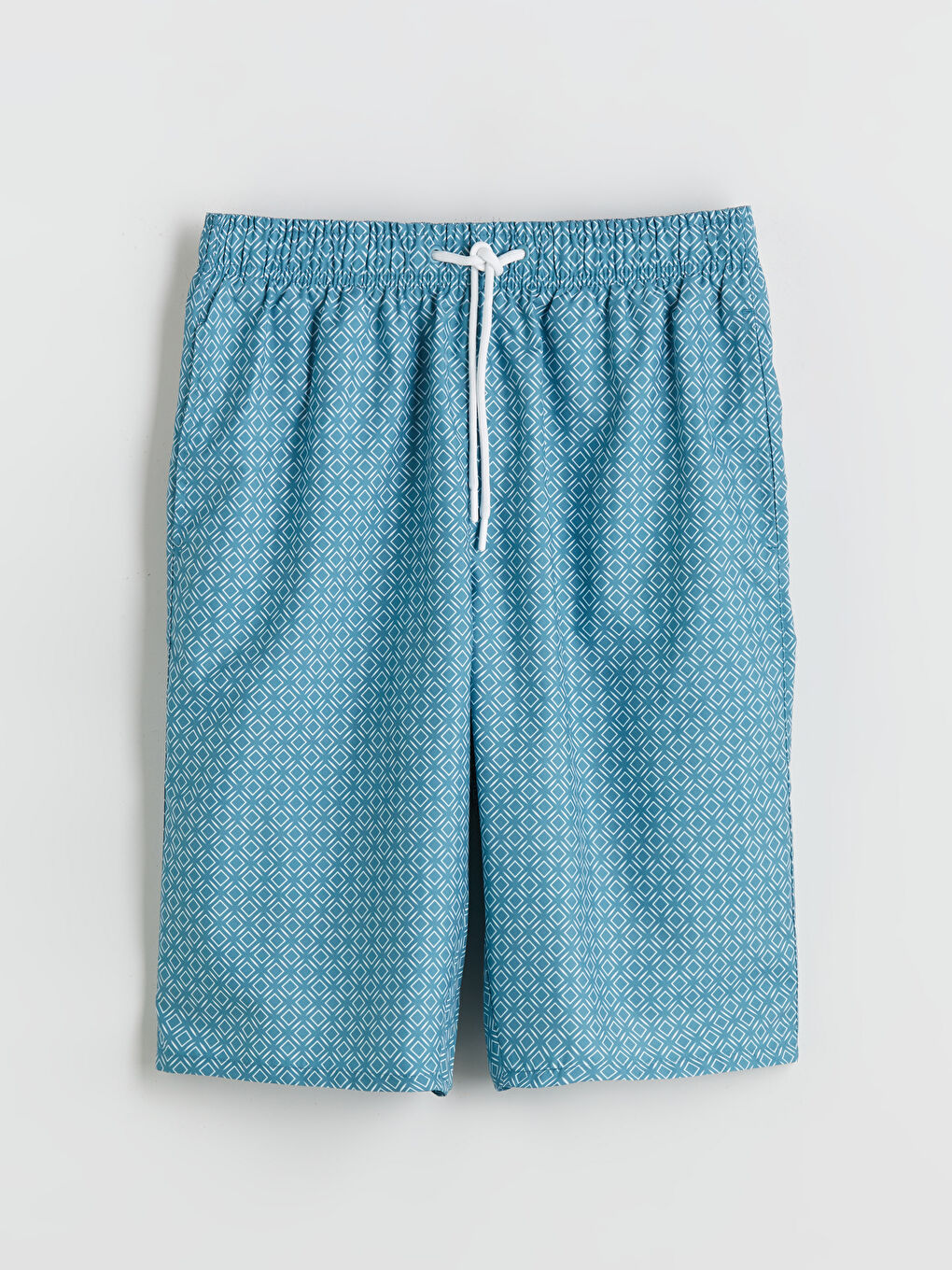 LCW SWIMWEAR Below Knee Length Patterned Men's Swimming Shorts -S5SB80Z8-LU0