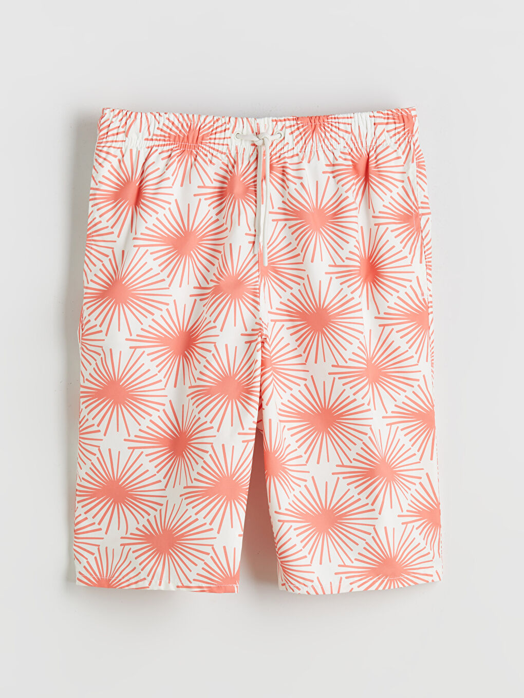 LCW SWIMWEAR Below Knee Length Patterned Men's Swimming Shorts -S5SB81Z8-LR8