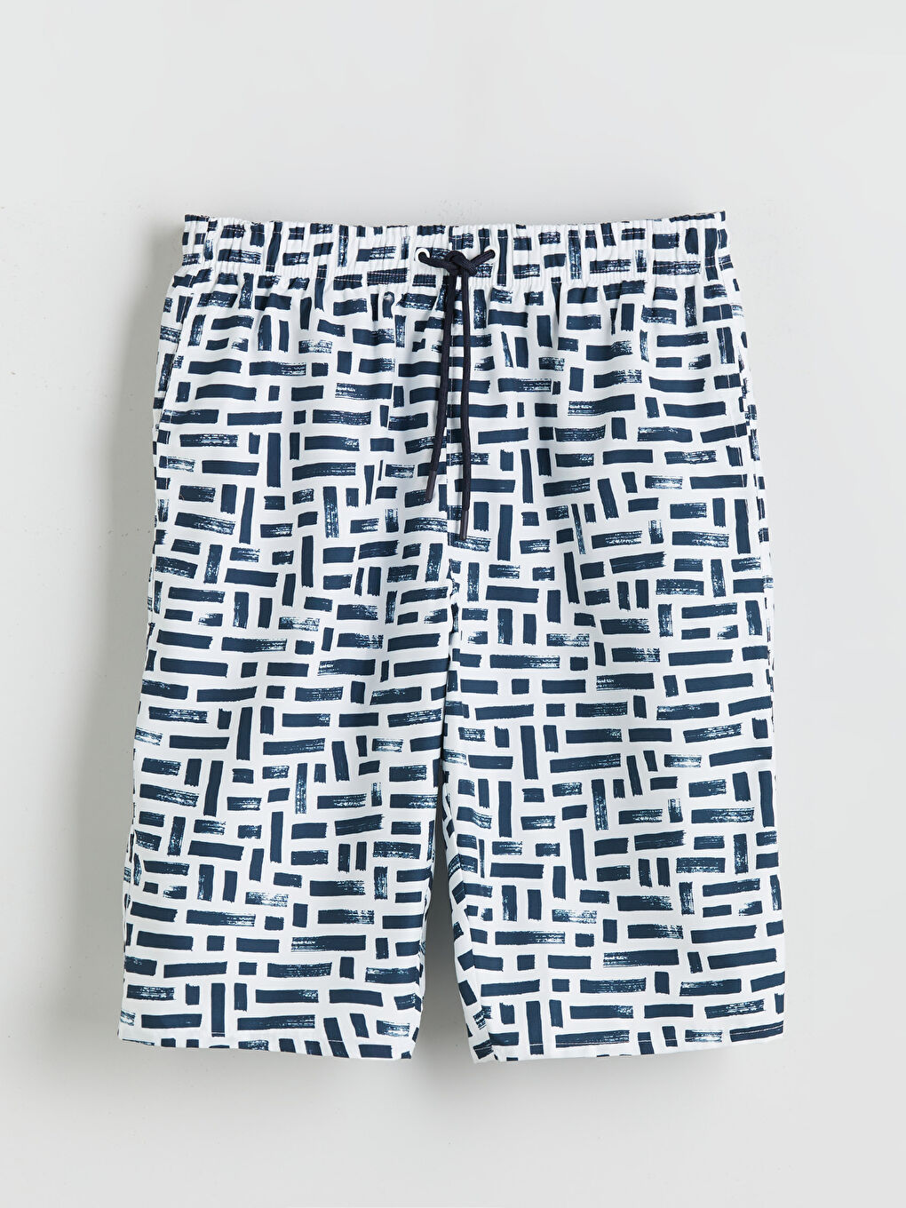 LCW SWIMWEAR Below Knee Length Patterned Men's Swimming Shorts -S5SB82Z8-LSJ
