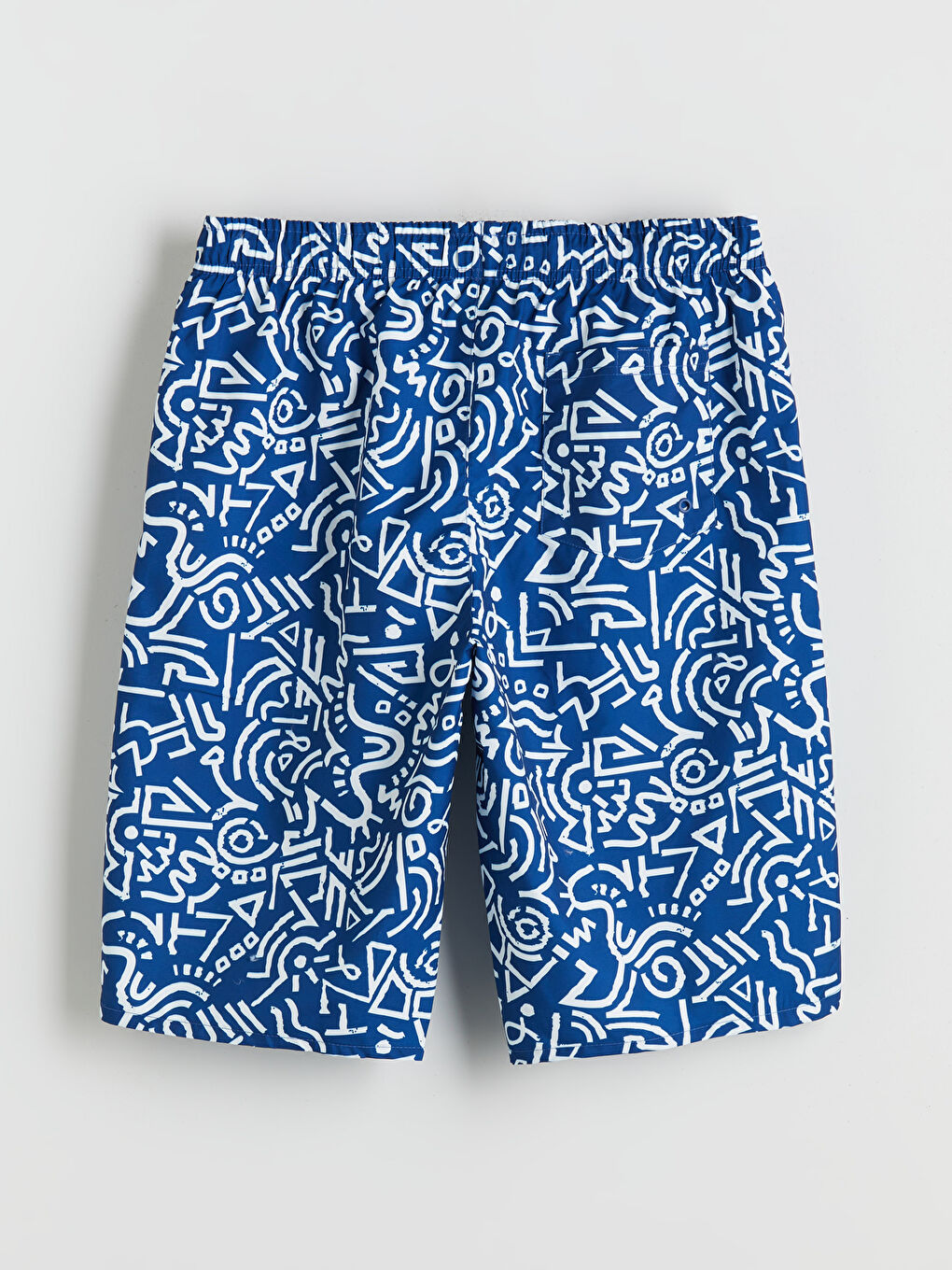 LCW SWIMWEAR Below Knee Length Patterned Men's Swimming Shorts -S5SB83Z8-MRN