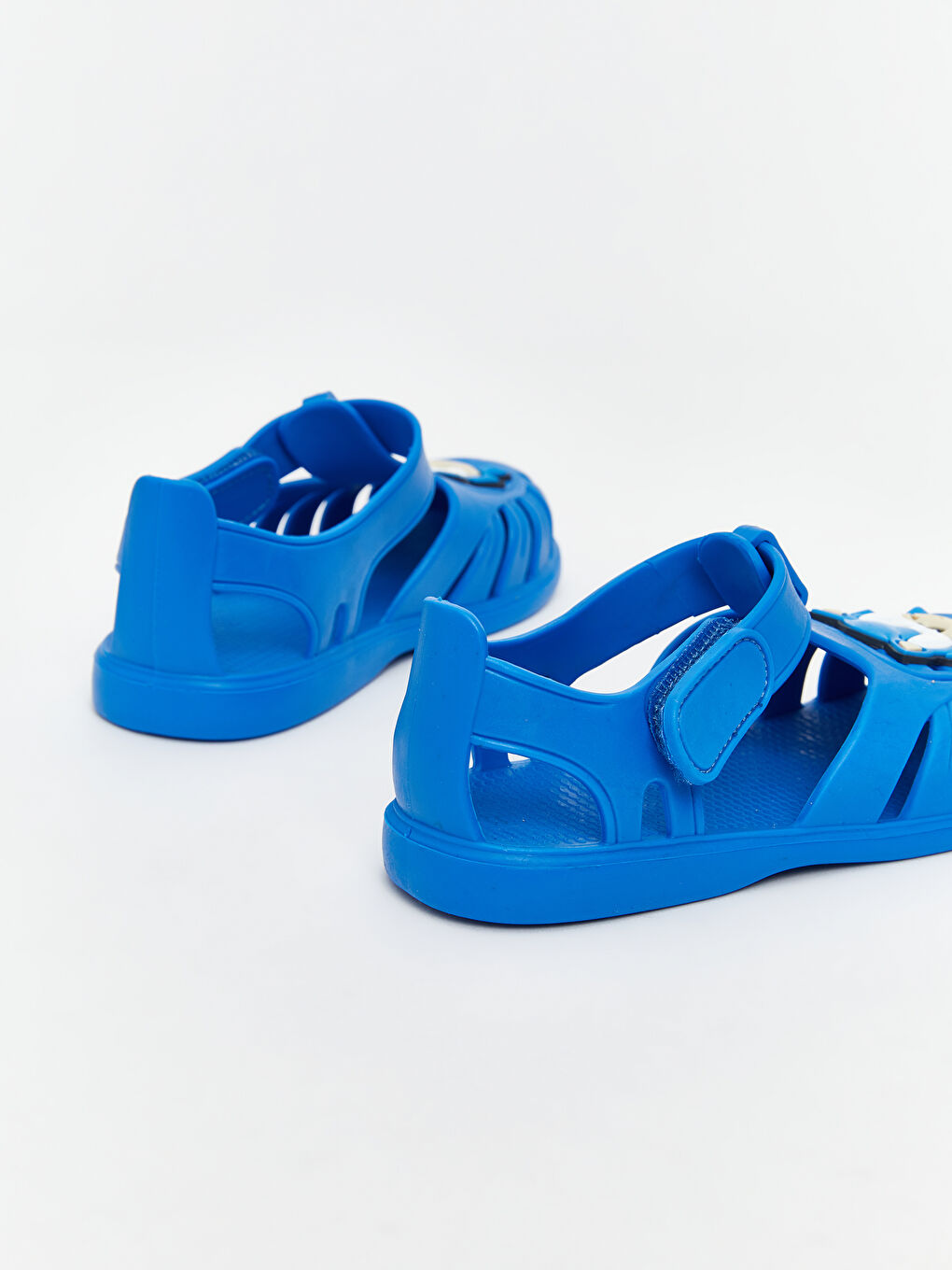 Mavi Sonic Baskılı ErkekBebek Plaj Sandaleti-4
