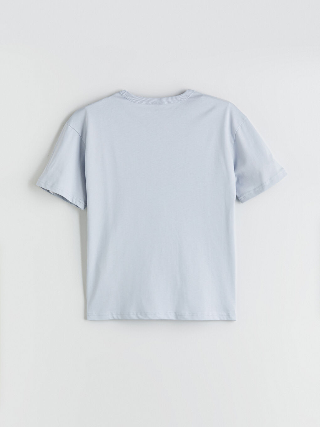 Gri Bisiklet Yaka Erkek Çocuk Tişört ve Şort-7