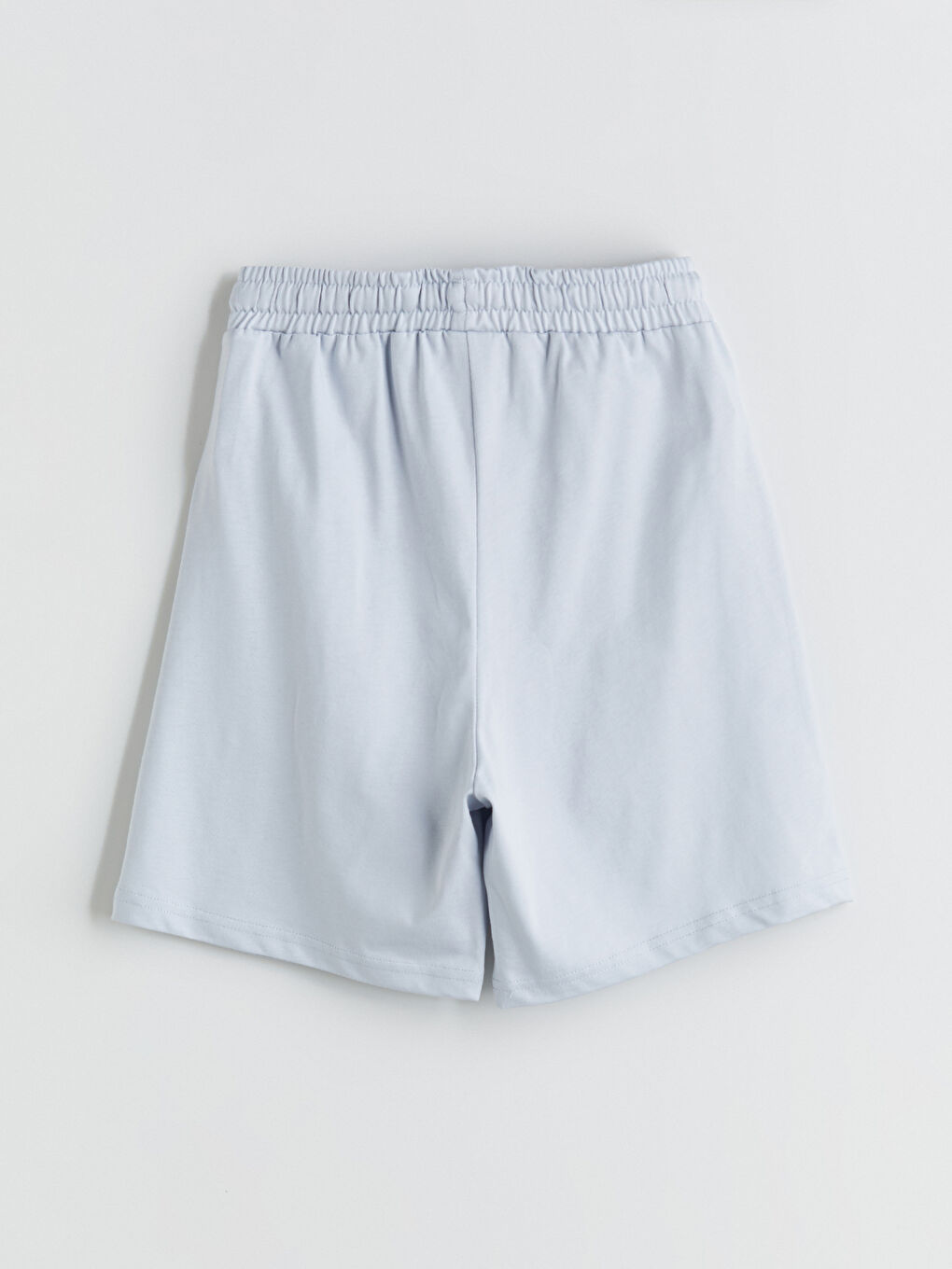 Gri Bisiklet Yaka Erkek Çocuk Tişört ve Şort-13