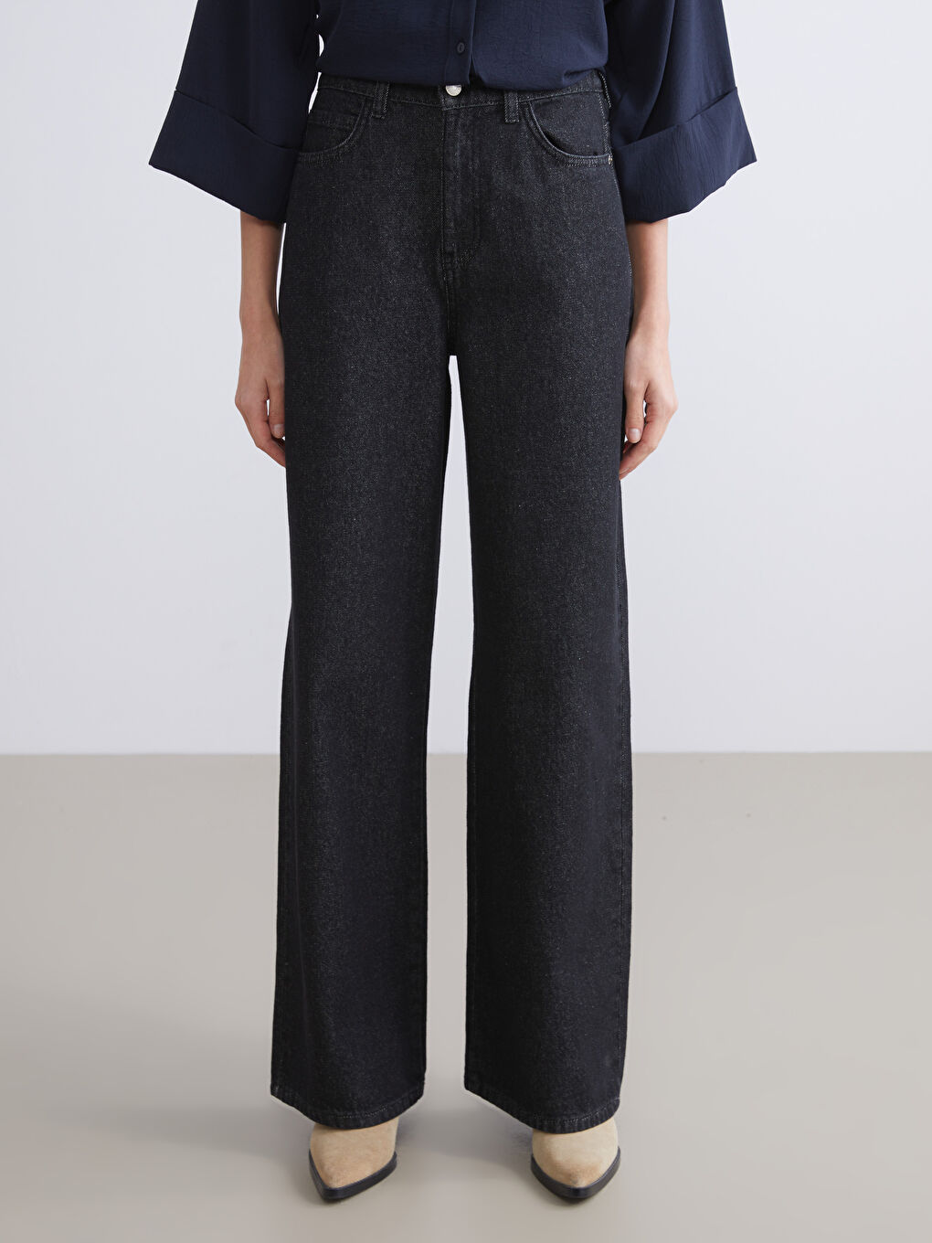 Wideleg Women's Jeans-3