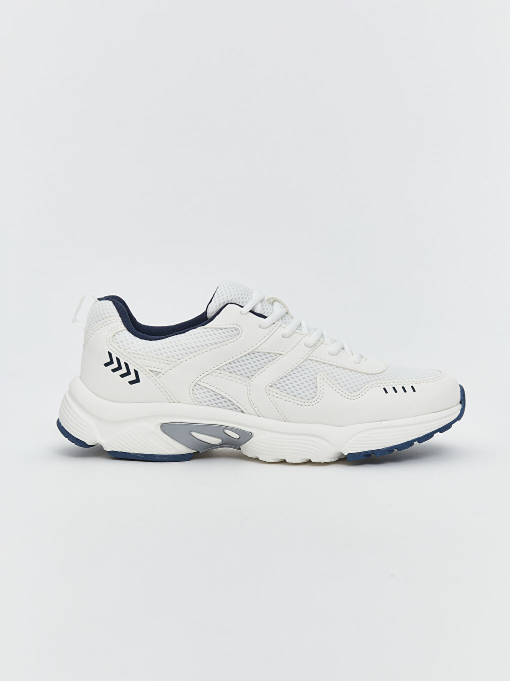 Beyaz Bağcıklı Kadın Spor Ayakkabı-1