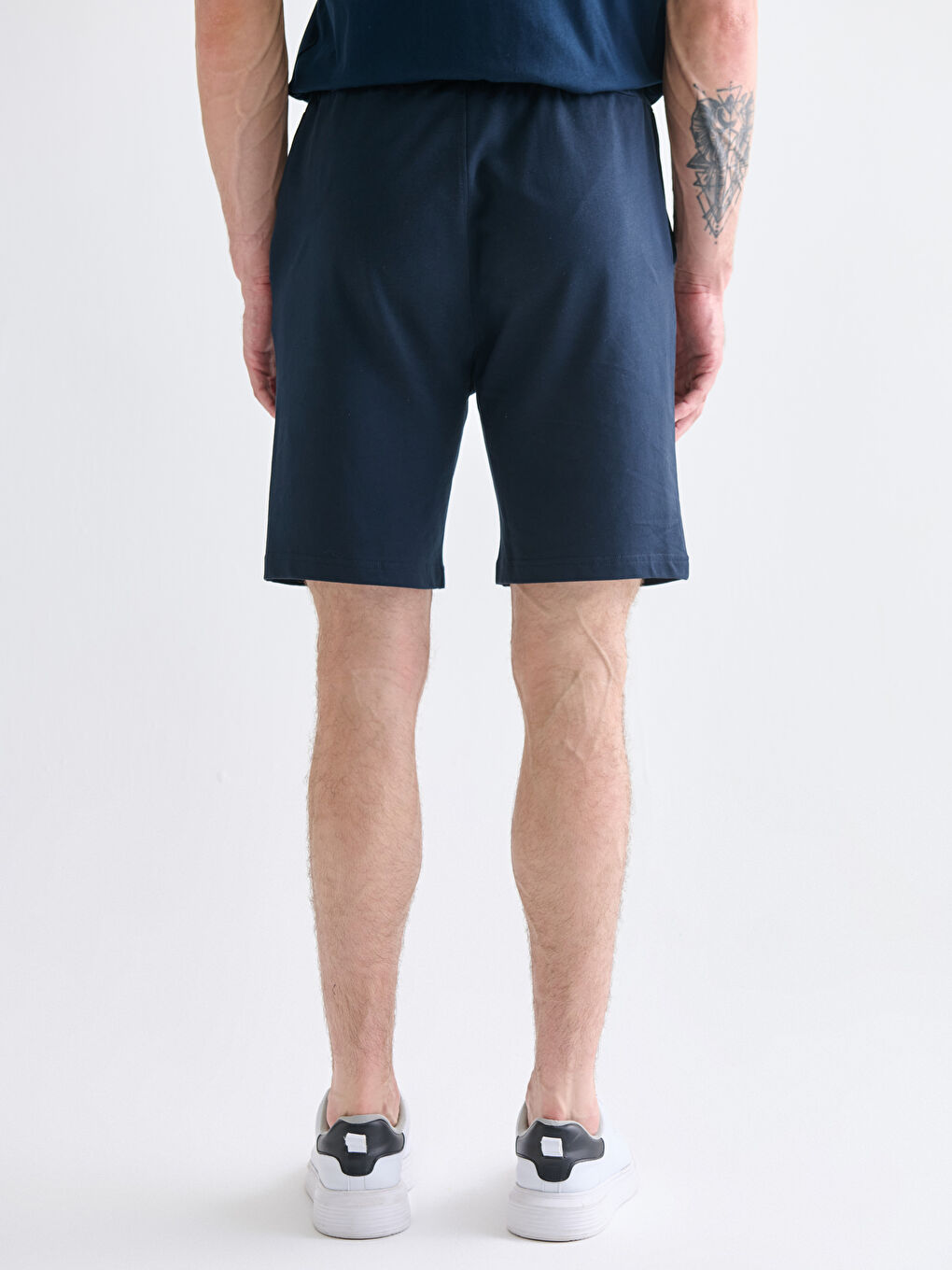 Lacivert Standart Kalıp Erkek Şort-3