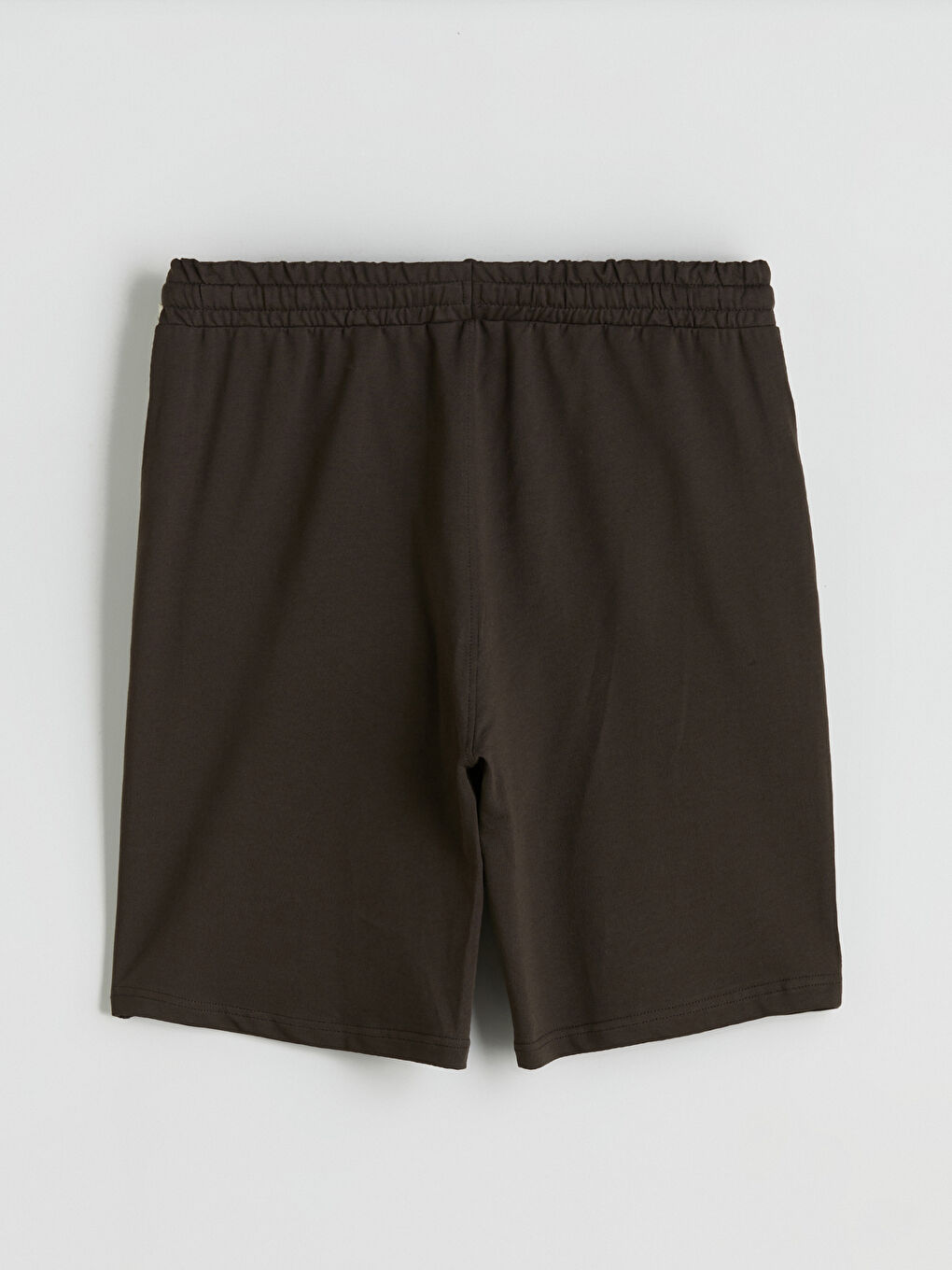 Kahverengi Standart Kalıp Erkek Şort-5