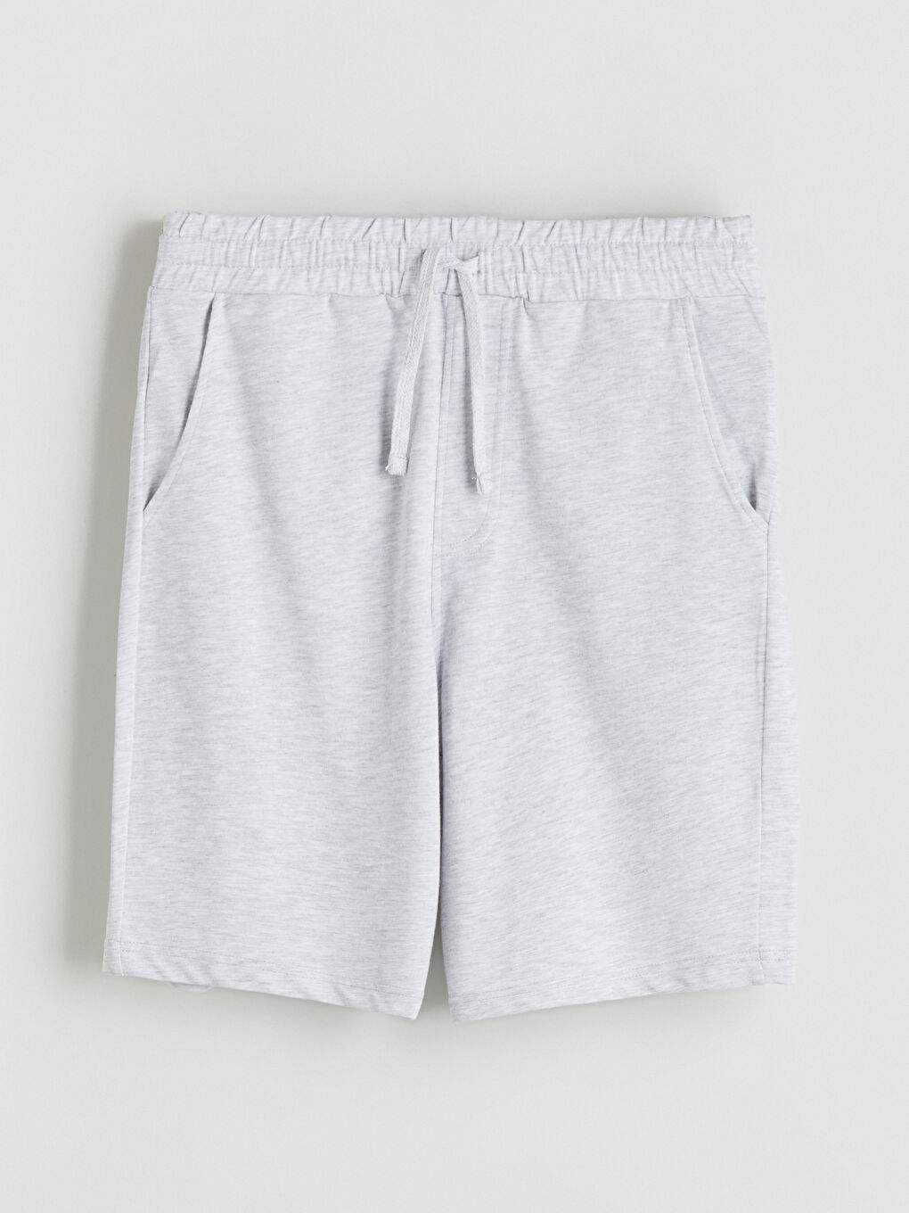 Gri Standart Kalıp Erkek Şort-4