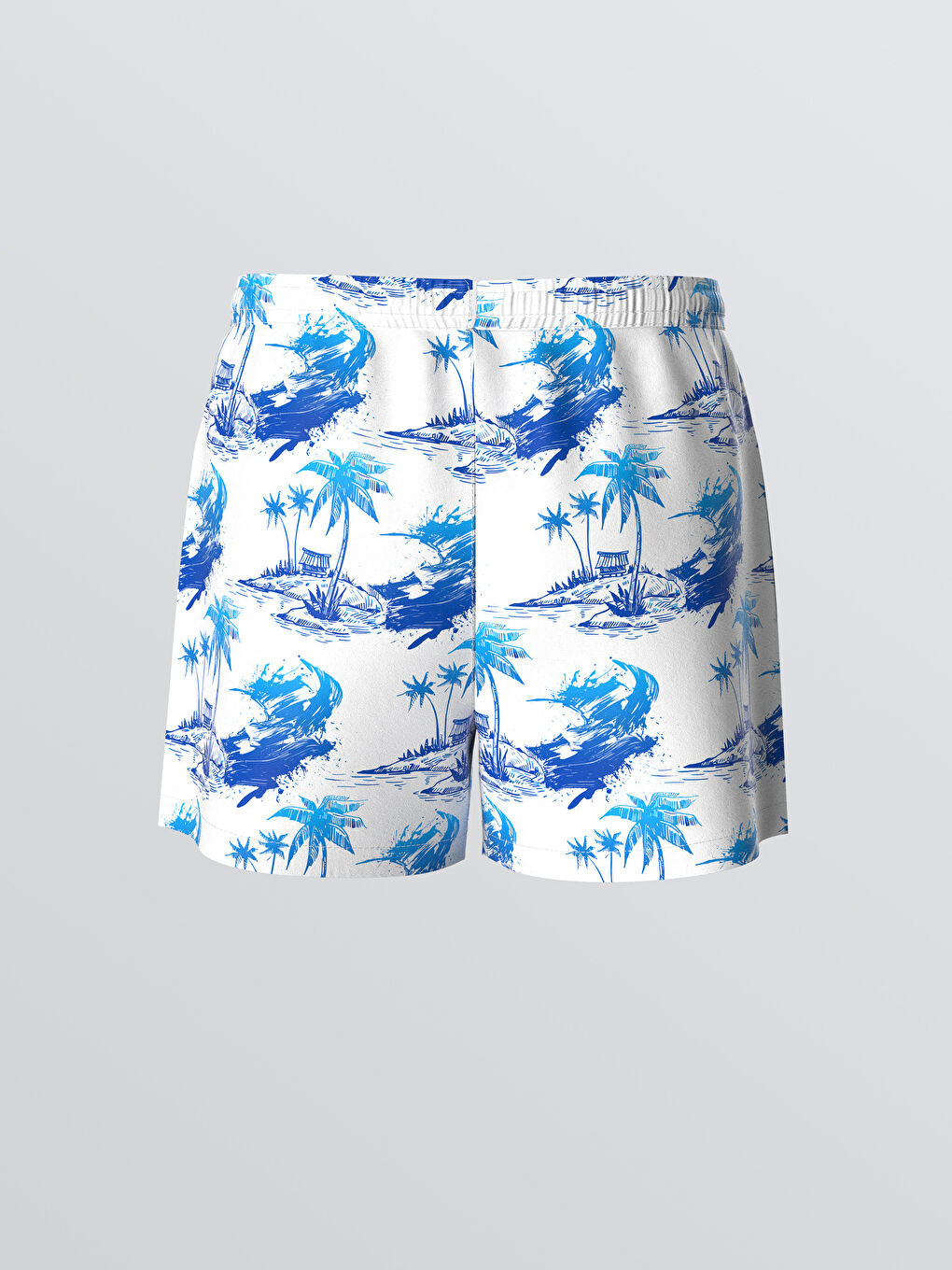 Quick-Drying UV Protective Boys' Swim Shorts-2