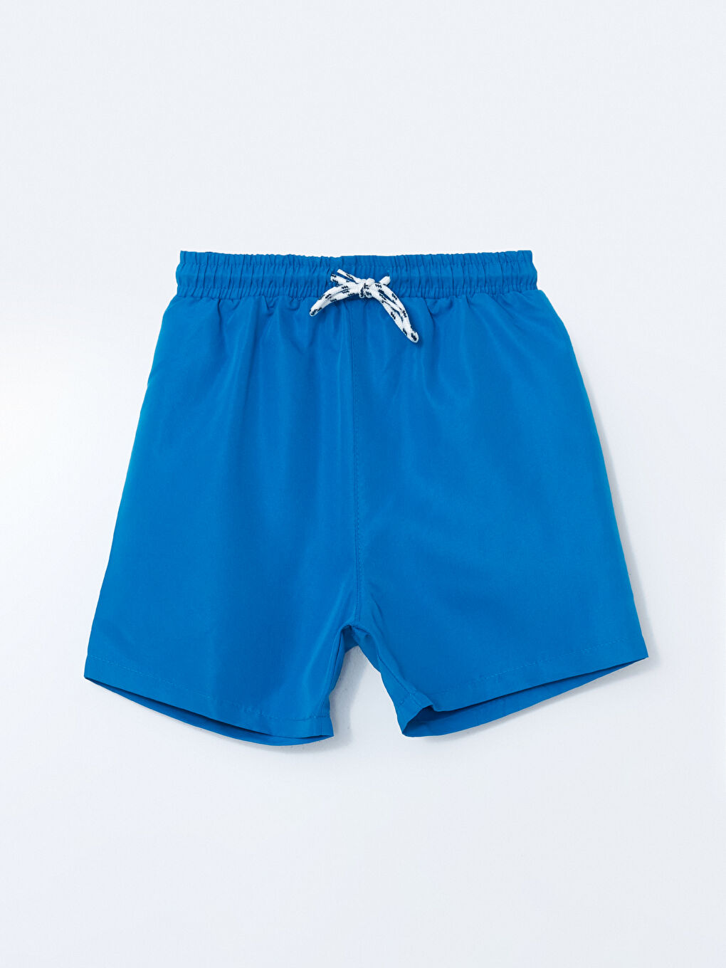 Mavi Hızlı Kuruyan UV Korumalı Erkek Çocuk Deniz Şortu