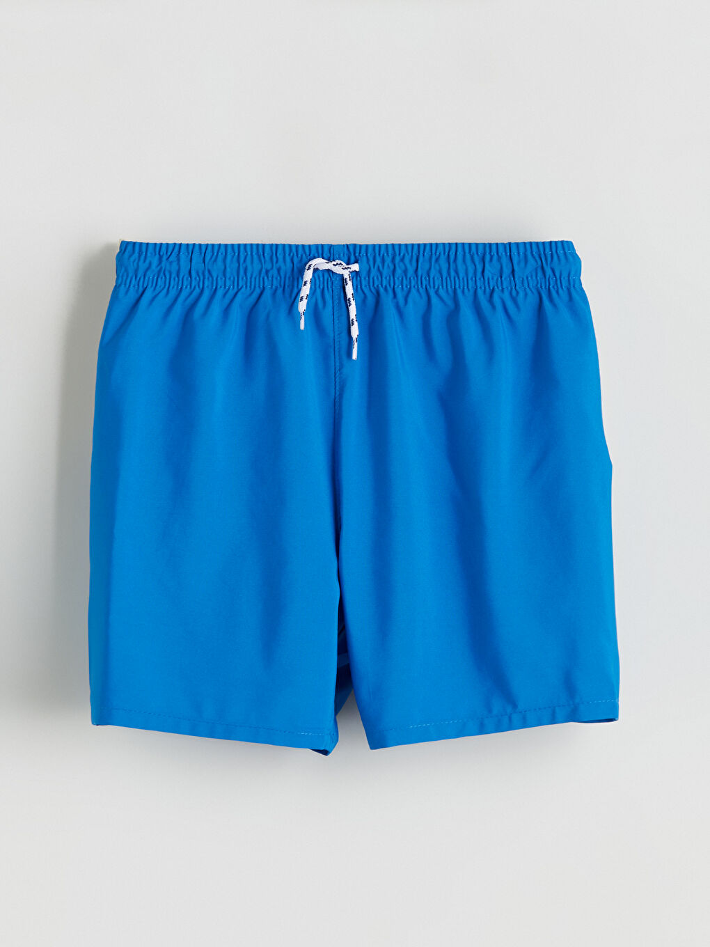 Mavi Hızlı Kuruyan UV Korumalı Erkek Çocuk Deniz Şortu-1