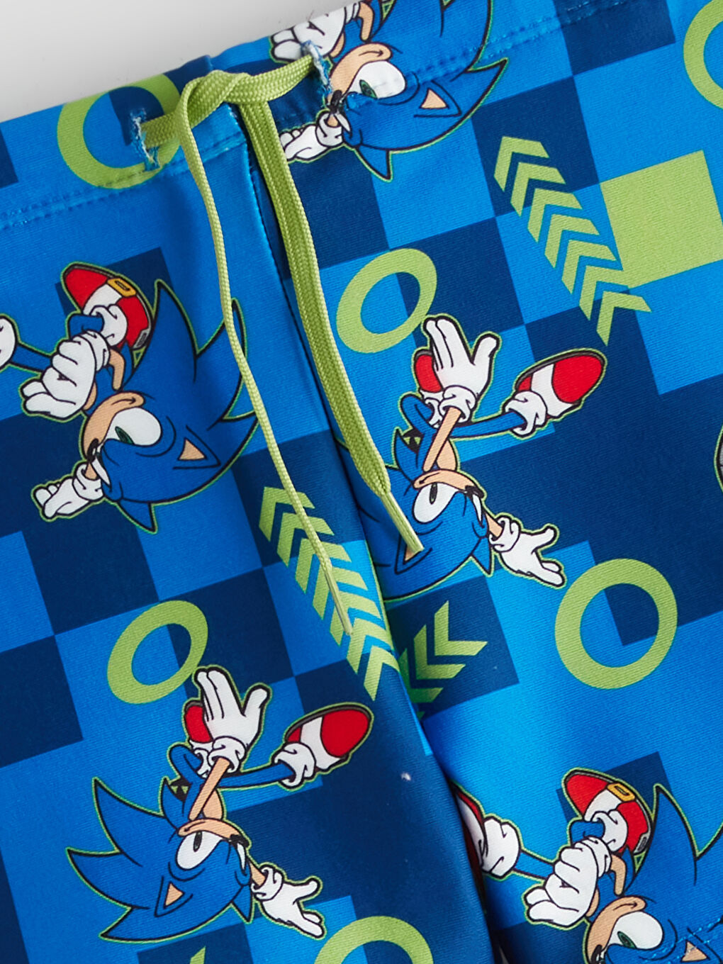 Sonic Printed Boys' Boxer Swimsuit-1