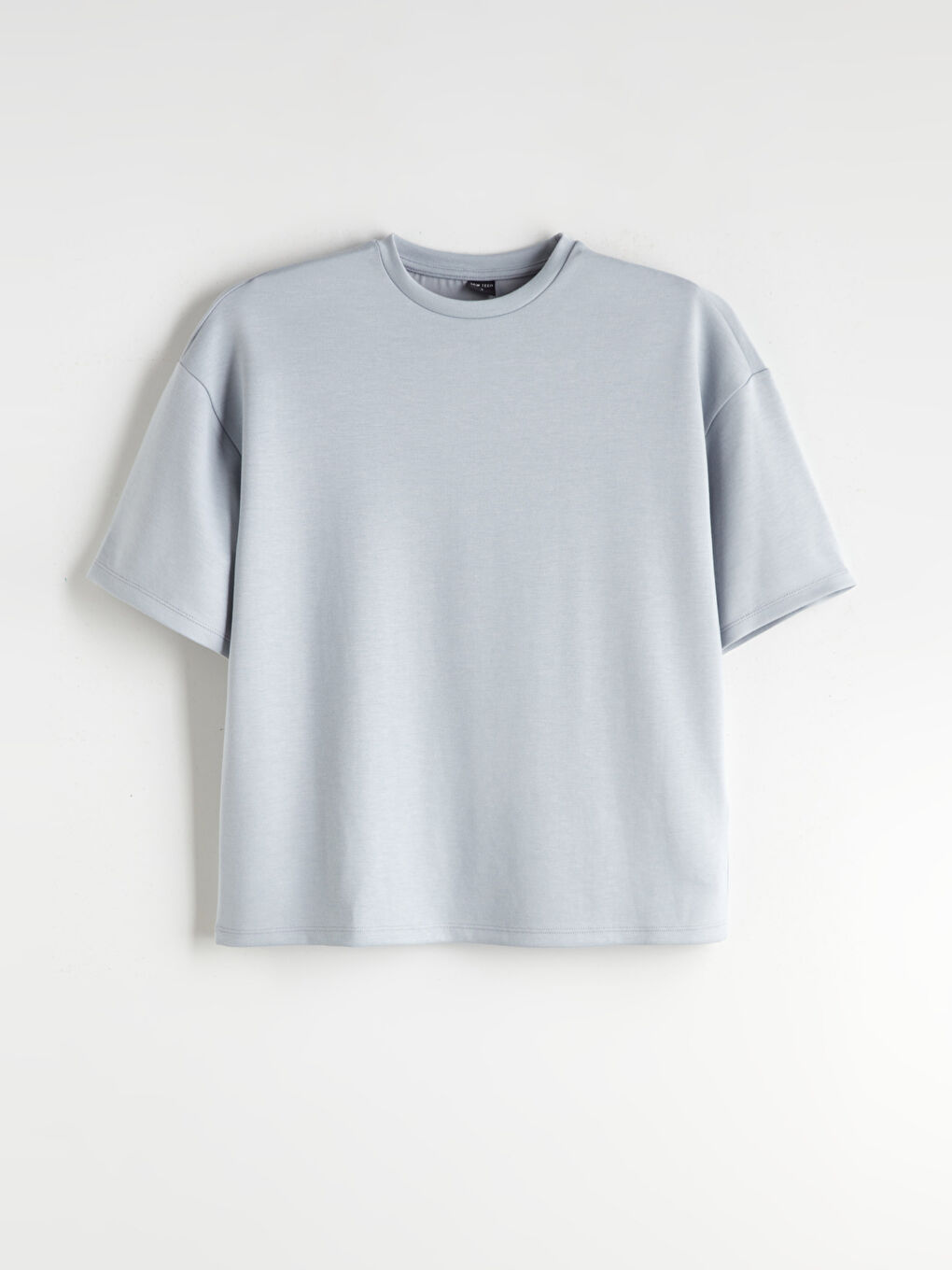 Gri Bisiklet Yaka Kız Çocuk Tişört ve Pantolon-1