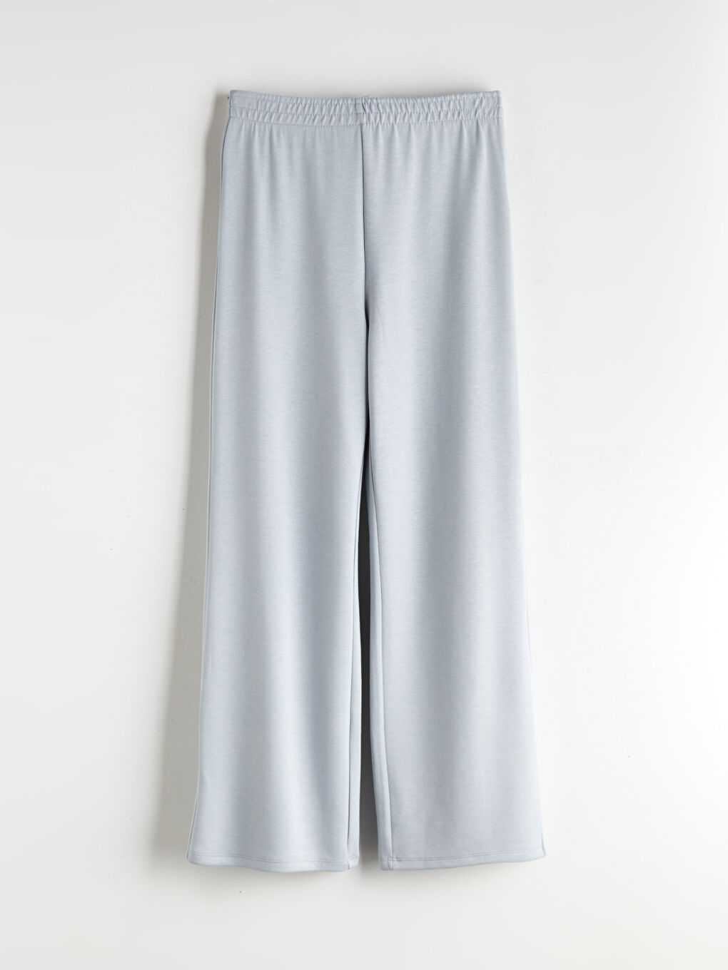 Gri Bisiklet Yaka Kız Çocuk Tişört ve Pantolon-3