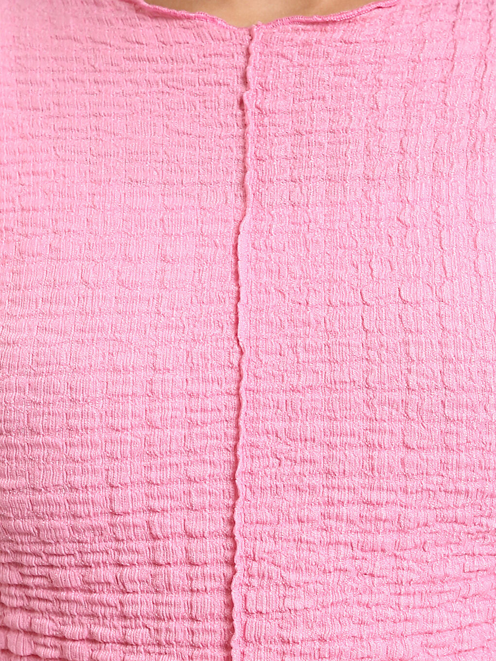 Crew Neck Textured Women's T-Shirt-2