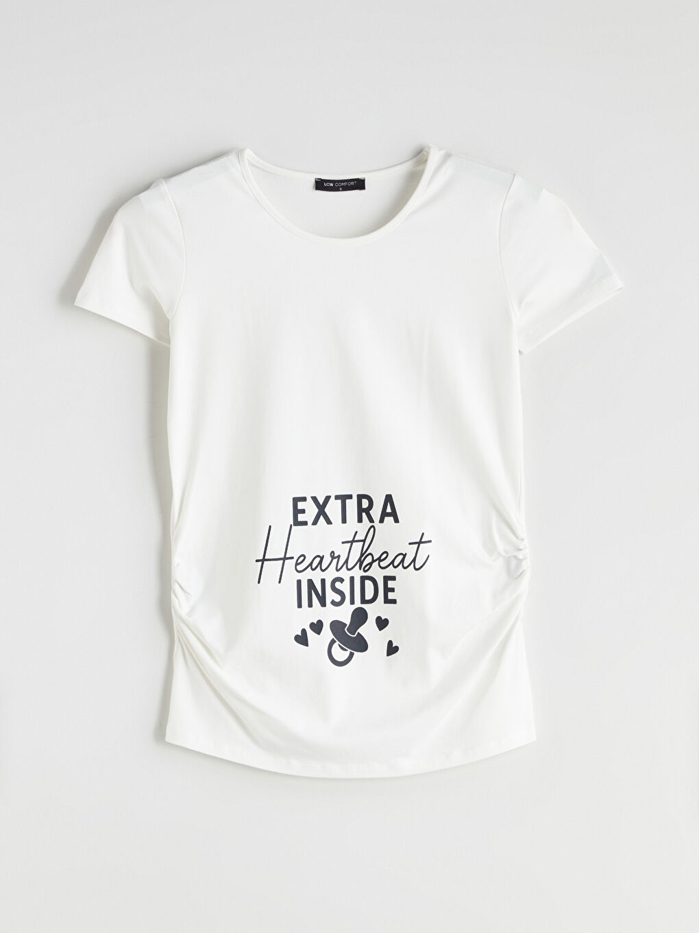 LCW Comfort Woman WHITE T-Shirt -S5SD16Z8-Q6K