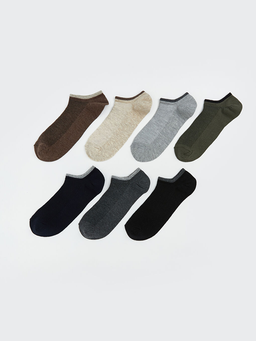 Karışık Erkek Sneaker Çorap 7'li