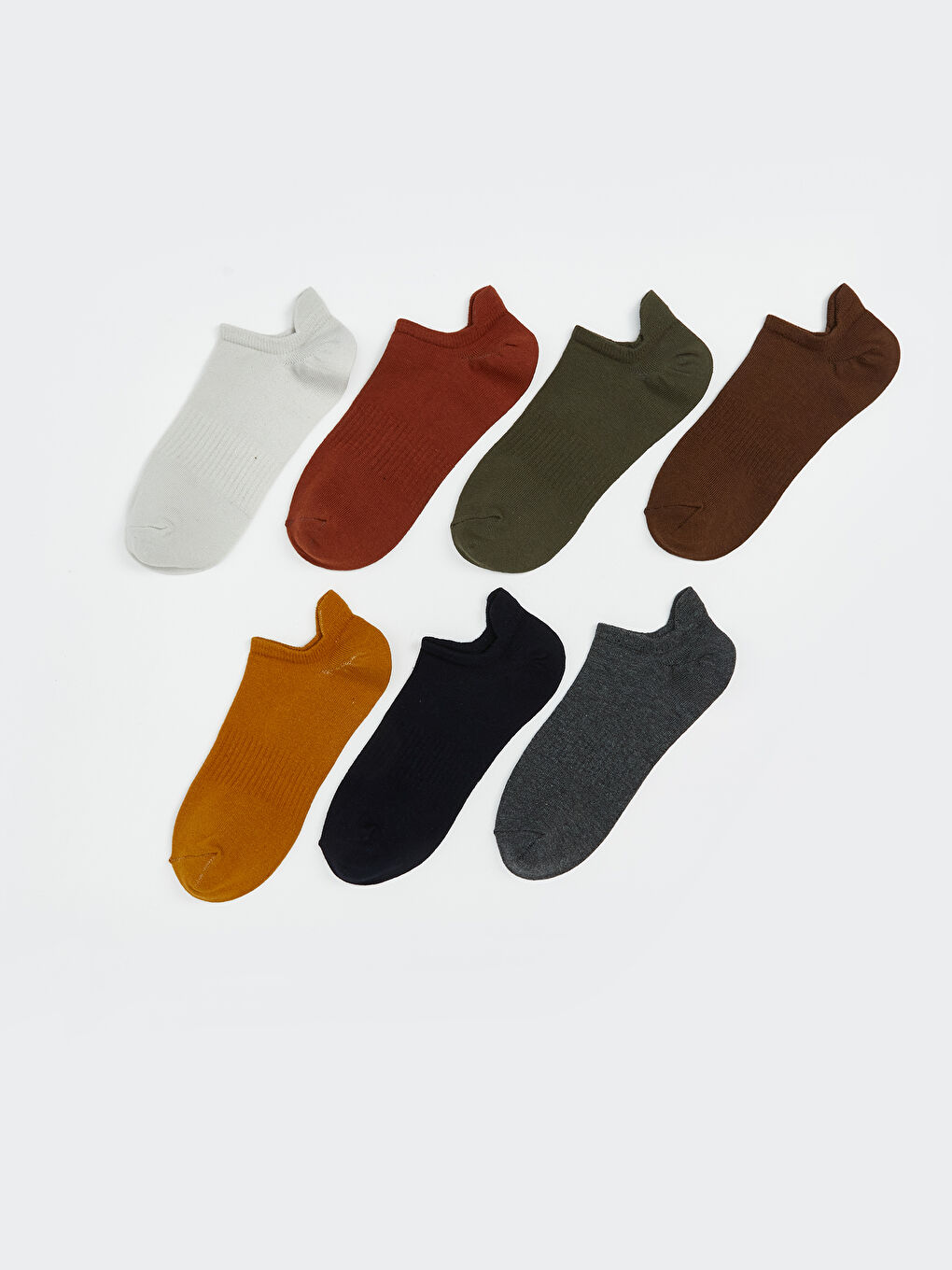 Karışık Erkek Sneaker Çorap 7'li