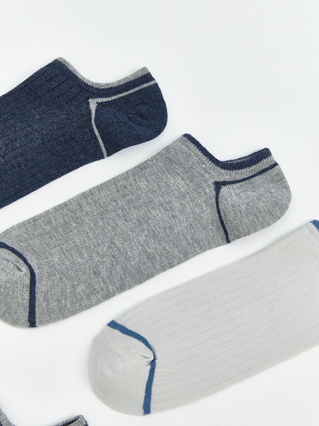 Мужские носки-следки, комплект из 5 штук-1