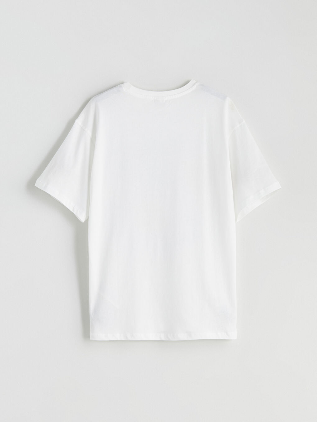 Ekru Bisiklet Yaka Çiçekli Kız Çocuk Tişört-2