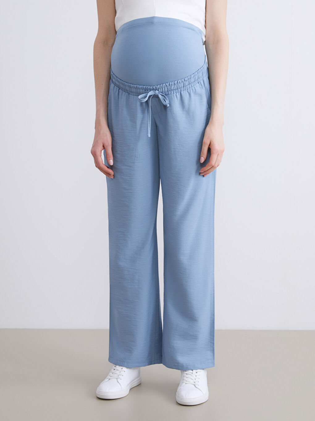 Pantalon de maternité avec panneau ventral-1