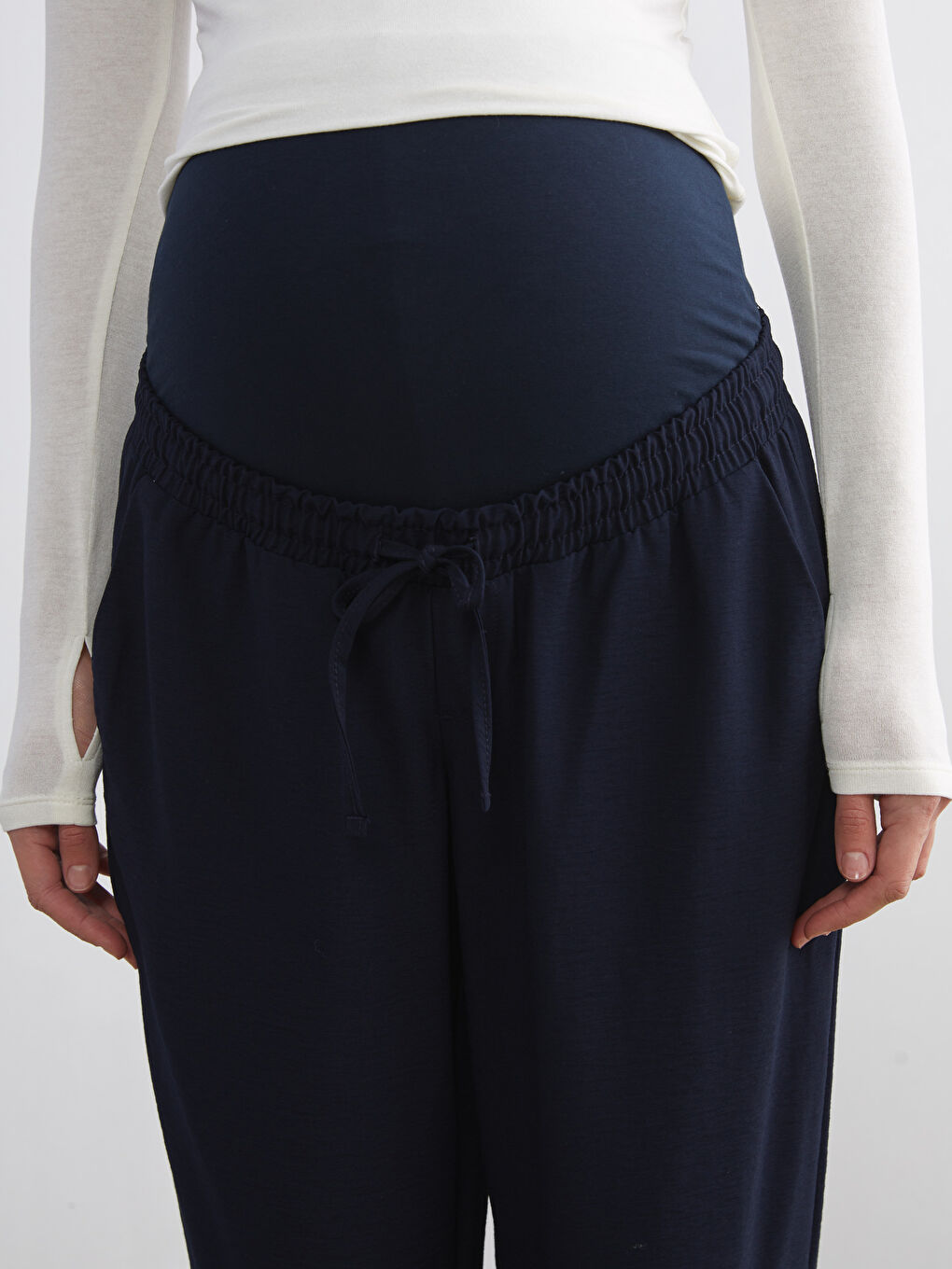 بنطلون حوامل ببانل للبطن-2