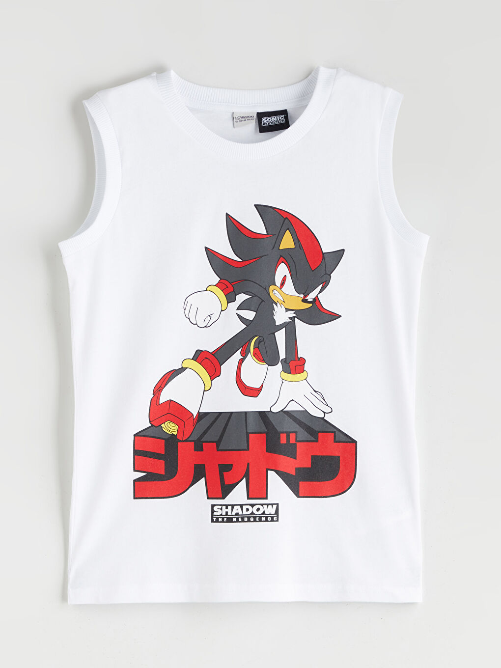 LCW Kids Crew Neck Sonic Printed Boys' Tank Top -S5SD42Z4-FFB