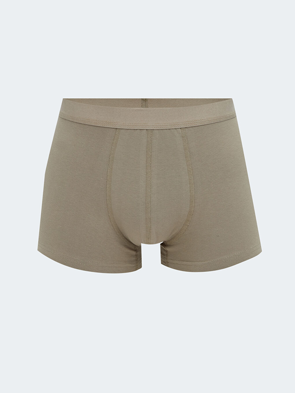 Gri Standart Kalıp Pamuklu Esnek Erkek Boxer 3'lü-1