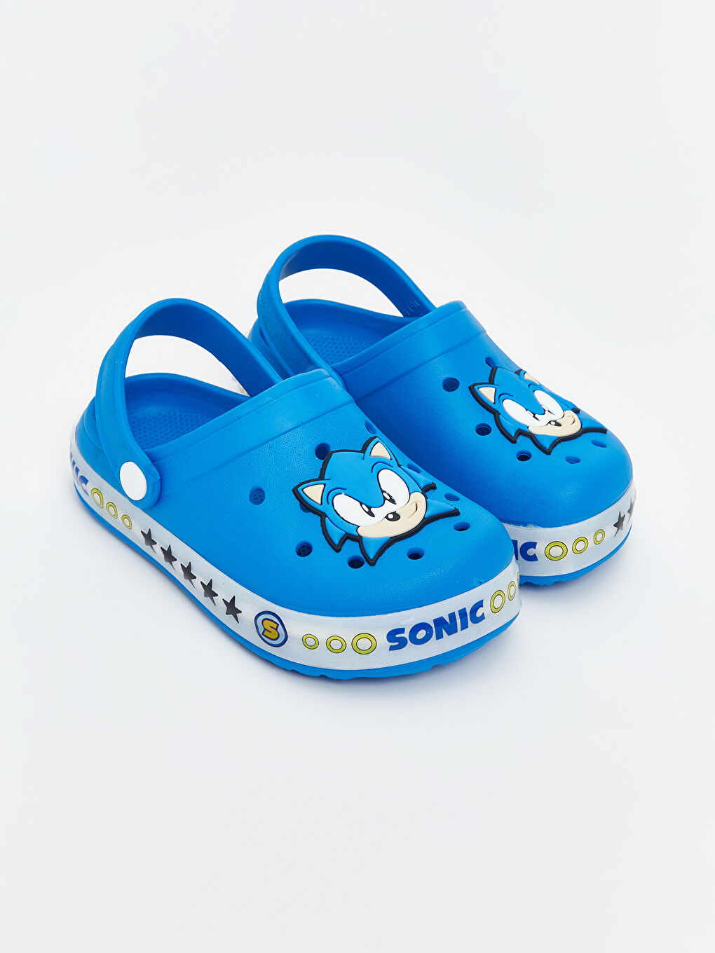 Mavi Sonic Baskılı Erkek Çocuk Plaj Sandaleti