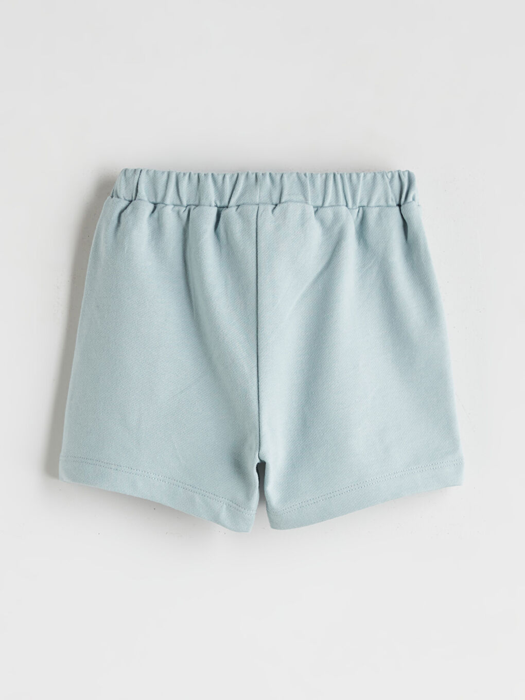 Mavi Beli Lastikli Erkek Bebek Şort 2'li-2