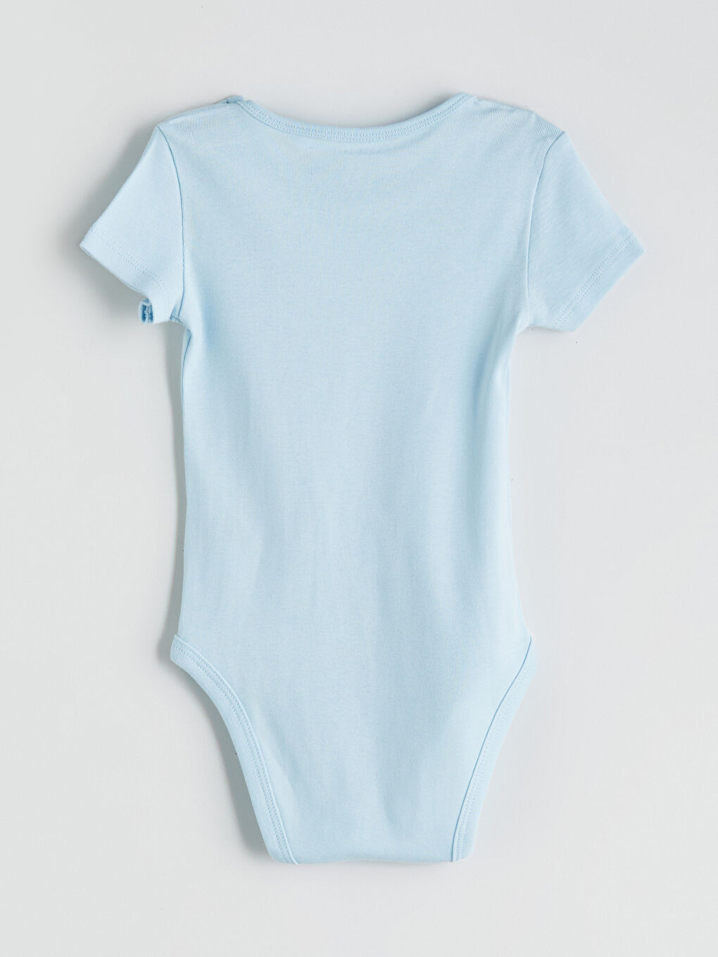 Mavi Bisiklet Yaka Erkek Bebek Çıtçıtlı Bodysuit 3'lü-6