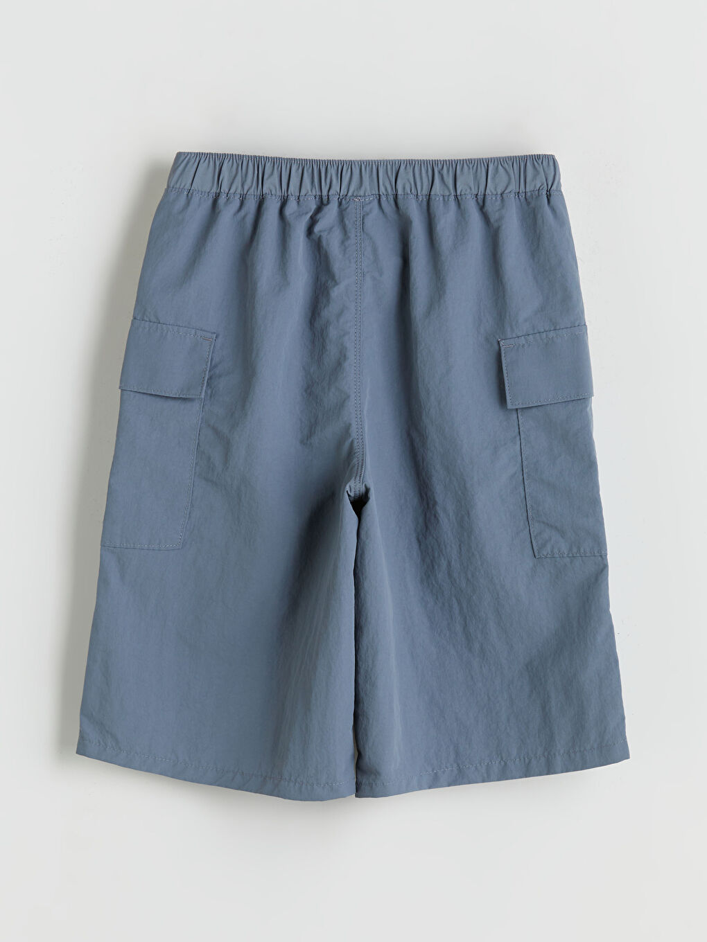 Шорты карго для мальчиков с эластичным поясом-1