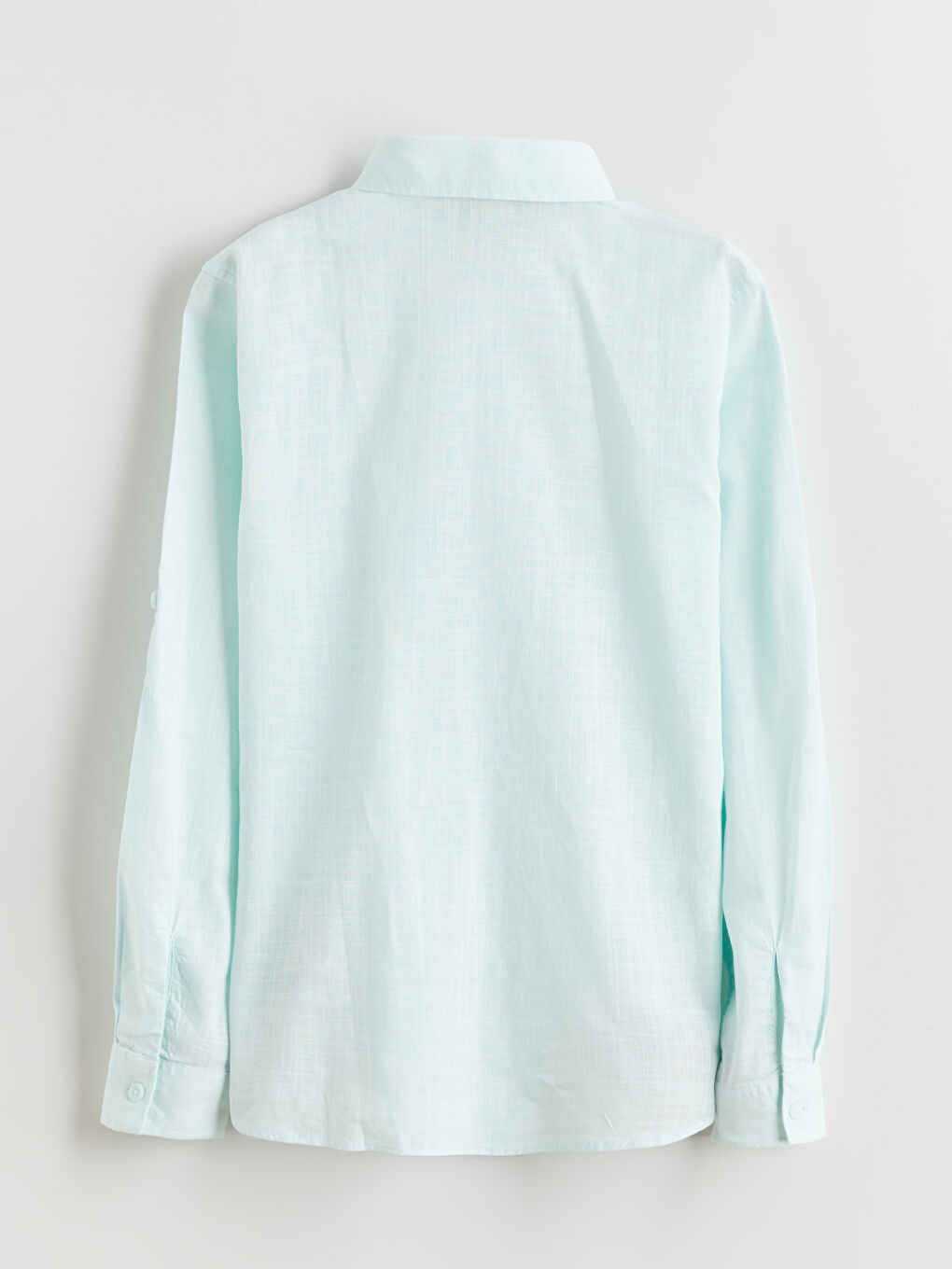 Для мальчиков базовая рубашка с длинным рукавом-1