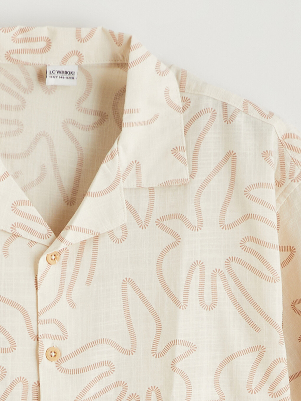Patterned Boys' Shirt-1