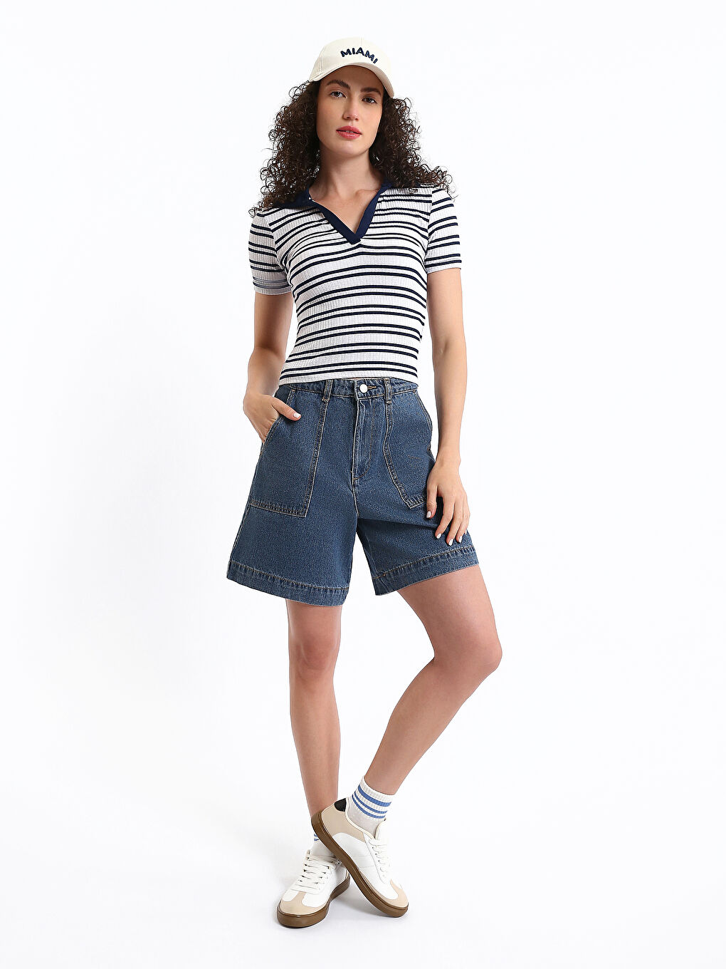 Regular Fit Women's Denim Shorts