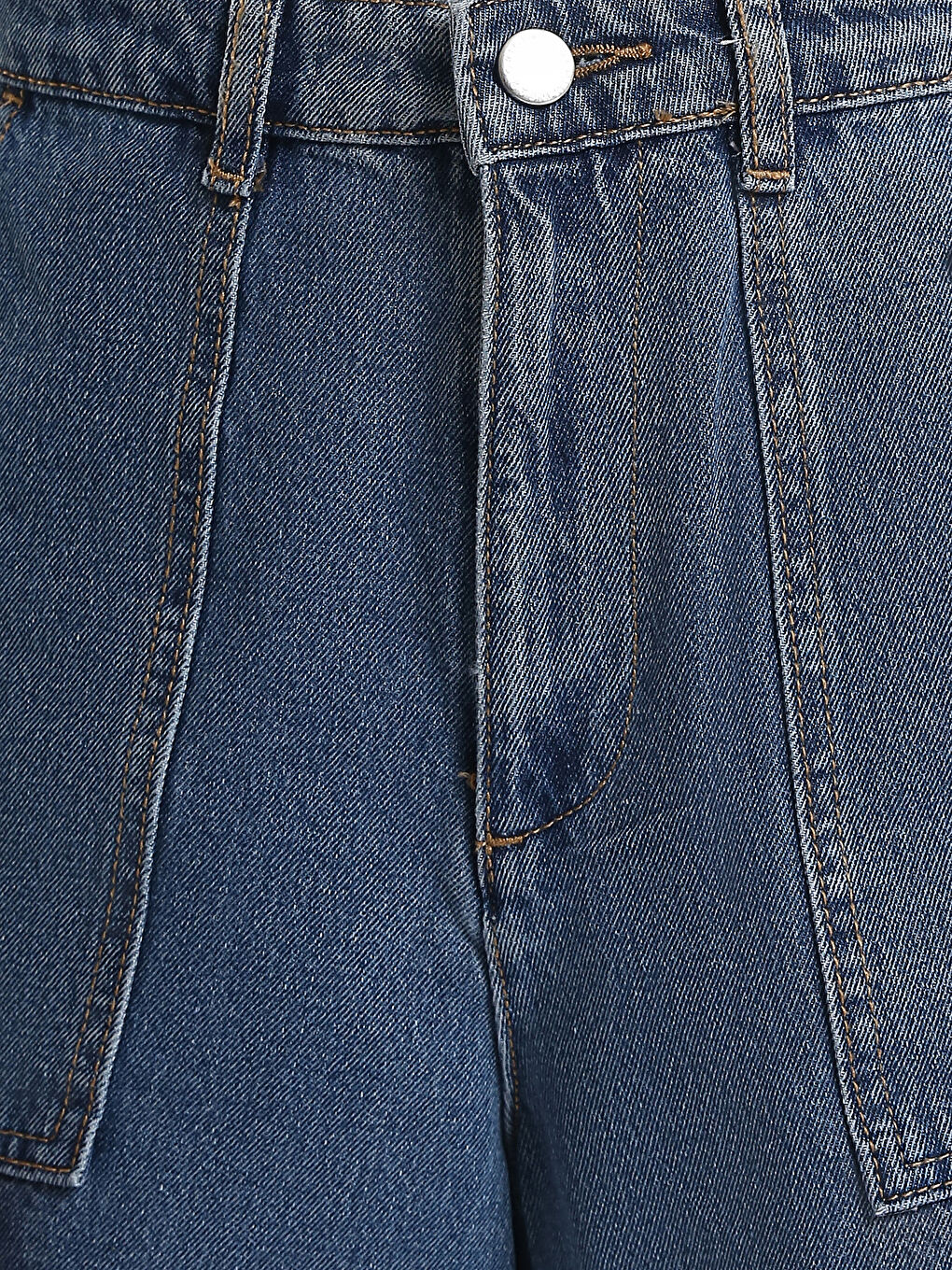 Regular Fit Women's Denim Shorts-2